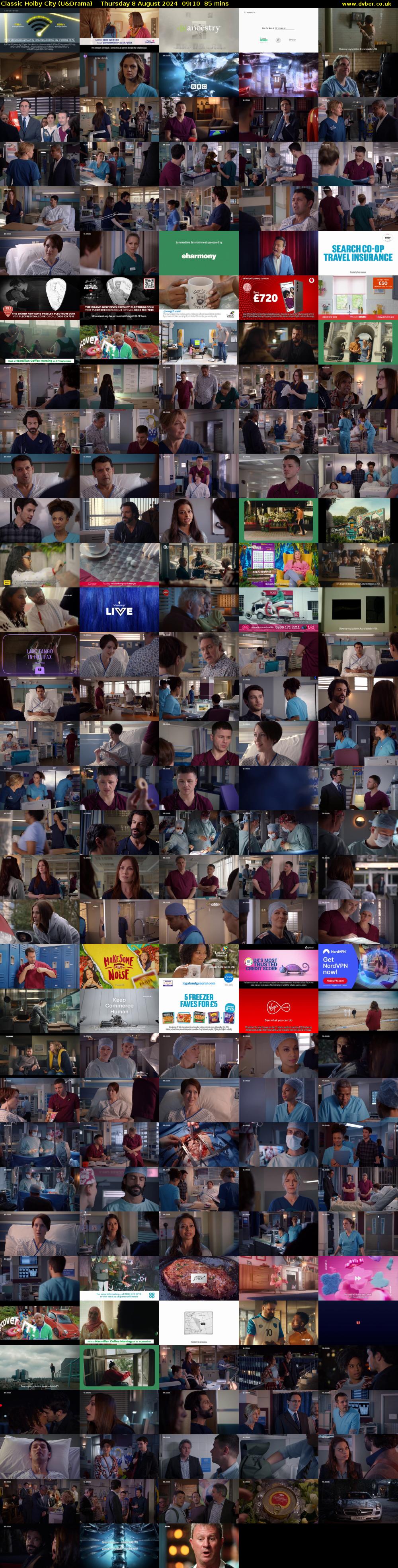 Classic Holby City (U&Drama) Thursday 8 August 2024 09:10 - 10:35