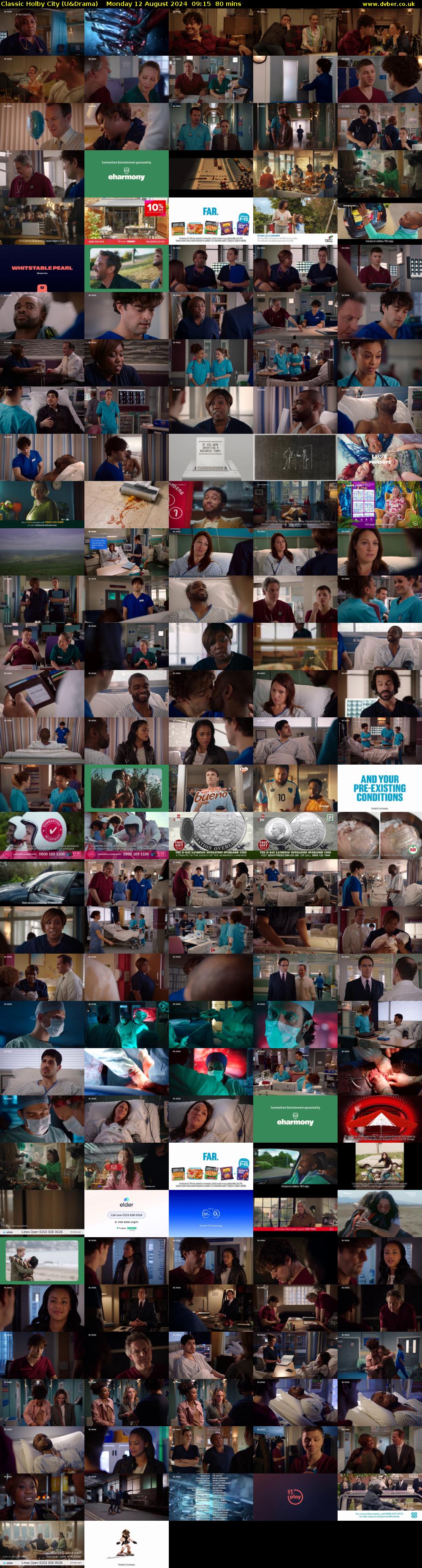 Classic Holby City (U&Drama) Monday 12 August 2024 09:15 - 10:35