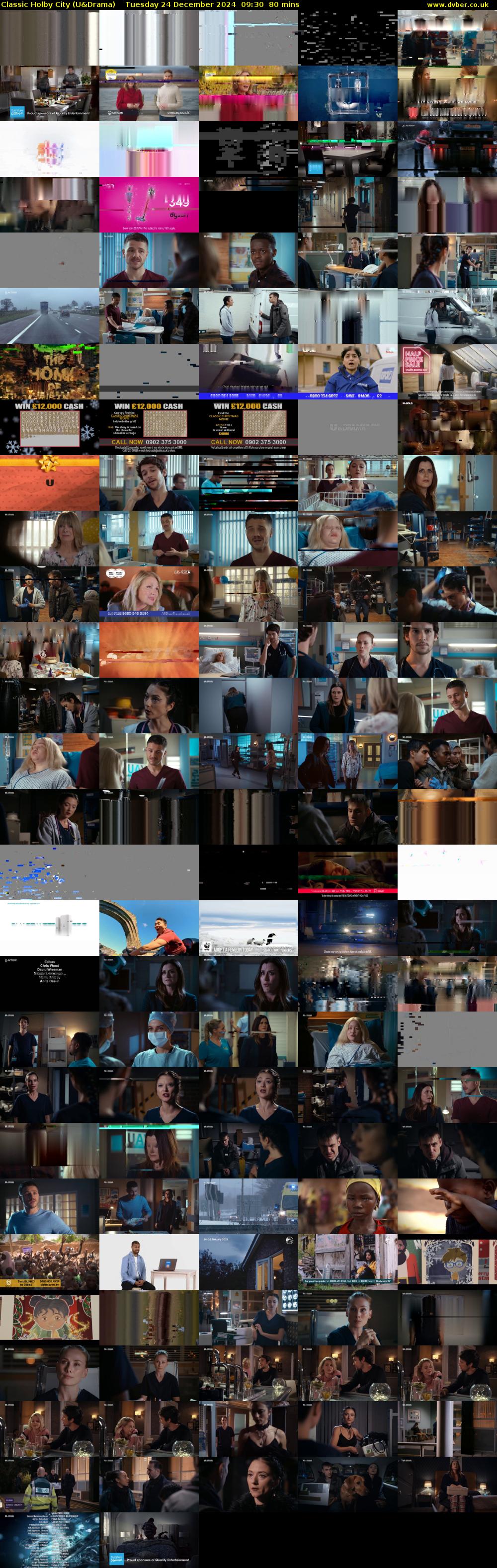 Classic Holby City (U&Drama) Tuesday 24 December 2024 09:30 - 10:50