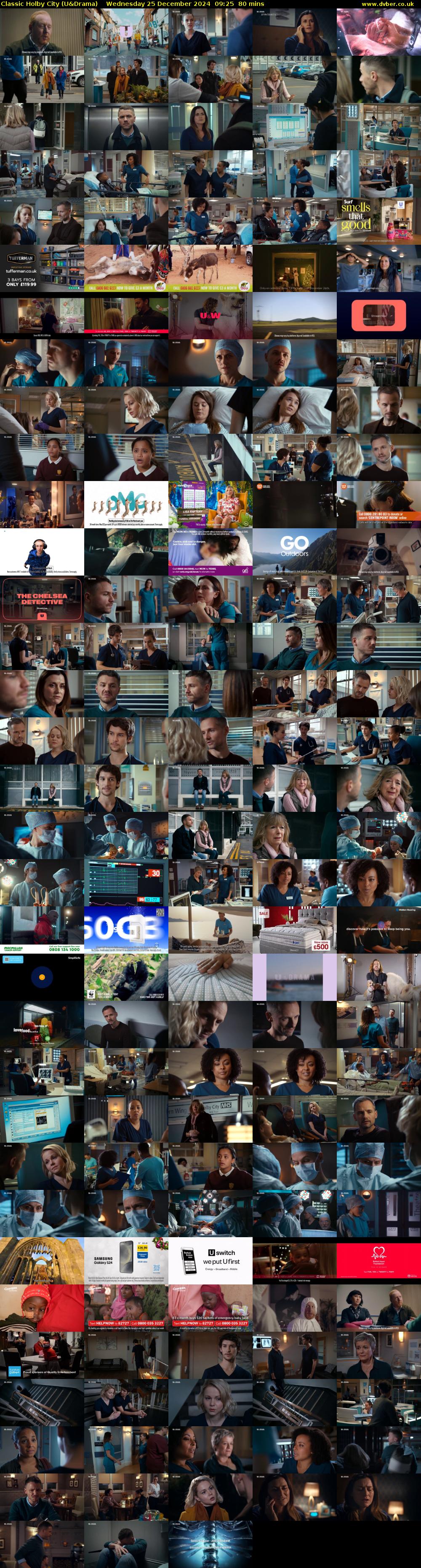 Classic Holby City (U&Drama) Wednesday 25 December 2024 09:25 - 10:45