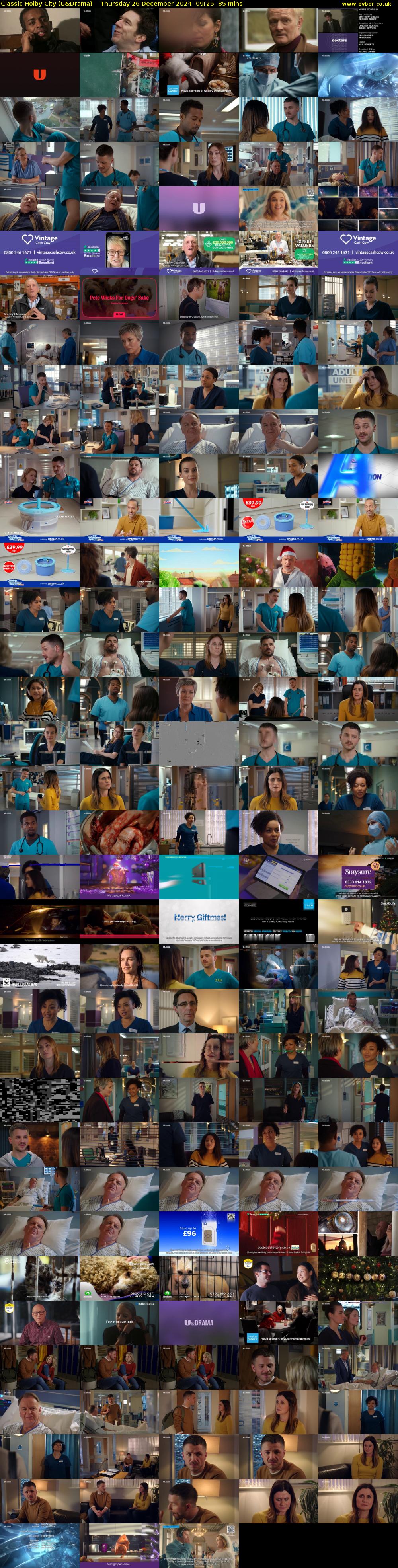 Classic Holby City (U&Drama) Thursday 26 December 2024 09:25 - 10:50