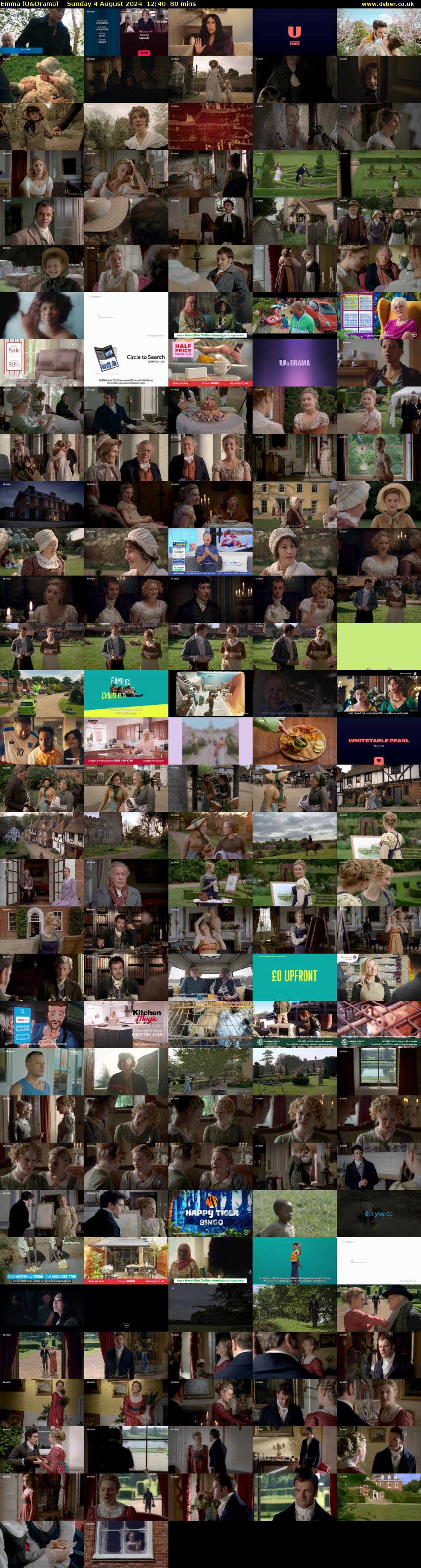 Emma (U&Drama) Sunday 4 August 2024 12:40 - 14:00