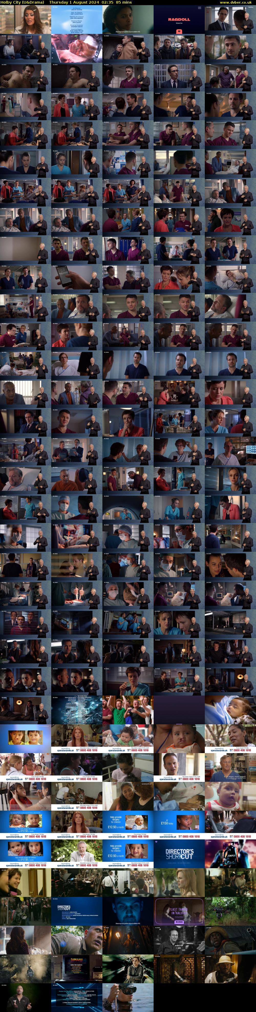 Holby City (U&Drama) Thursday 1 August 2024 02:35 - 04:00