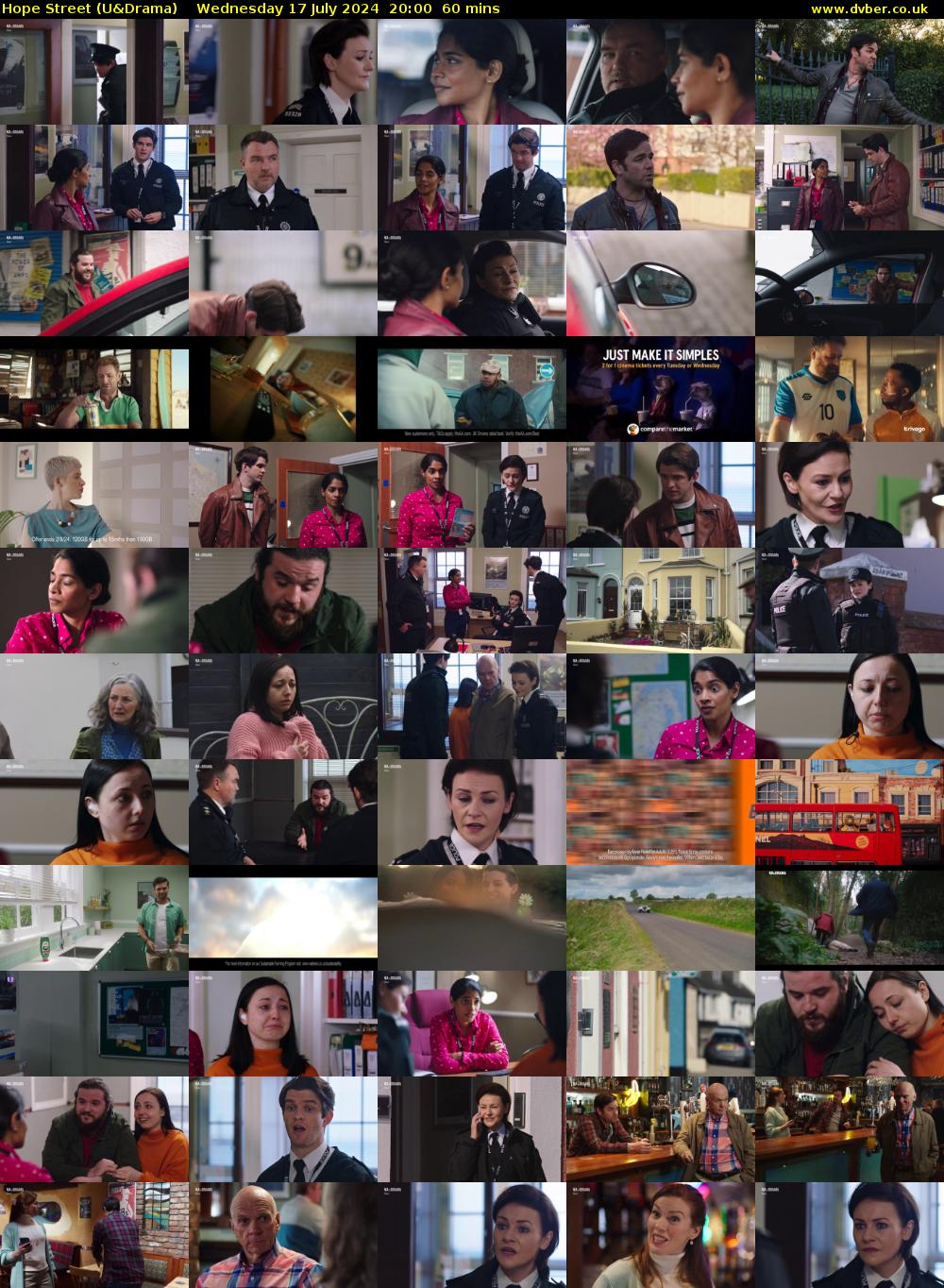 Hope Street (U&Drama) Wednesday 17 July 2024 20:00 - 21:00