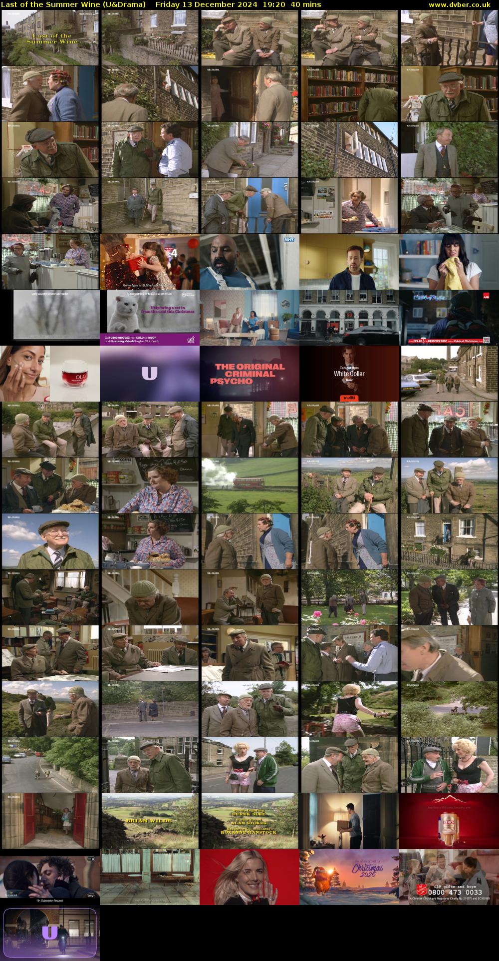 Last of the Summer Wine (U&Drama) Friday 13 December 2024 19:20 - 20:00