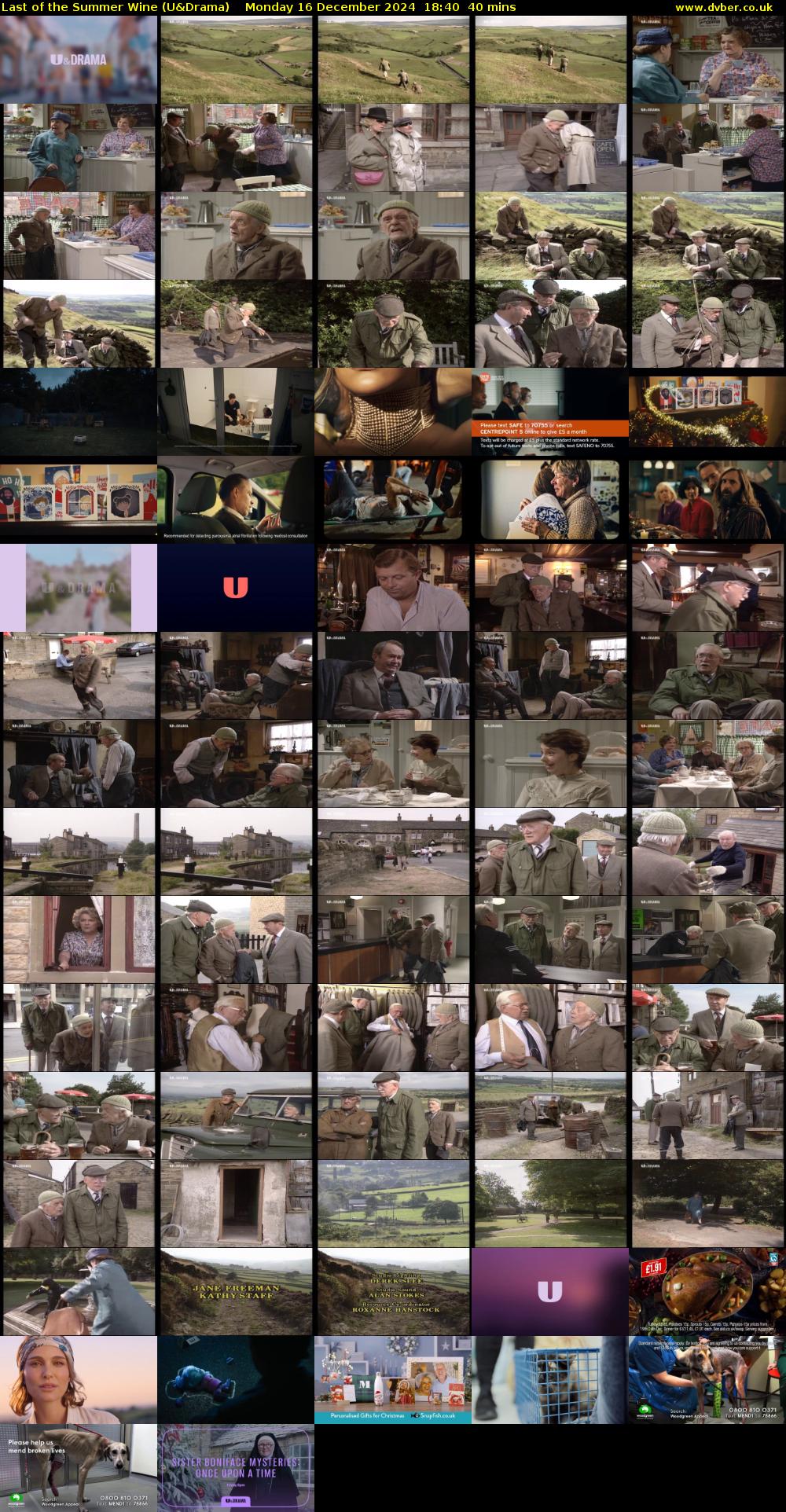 Last of the Summer Wine (U&Drama) Monday 16 December 2024 18:40 - 19:20