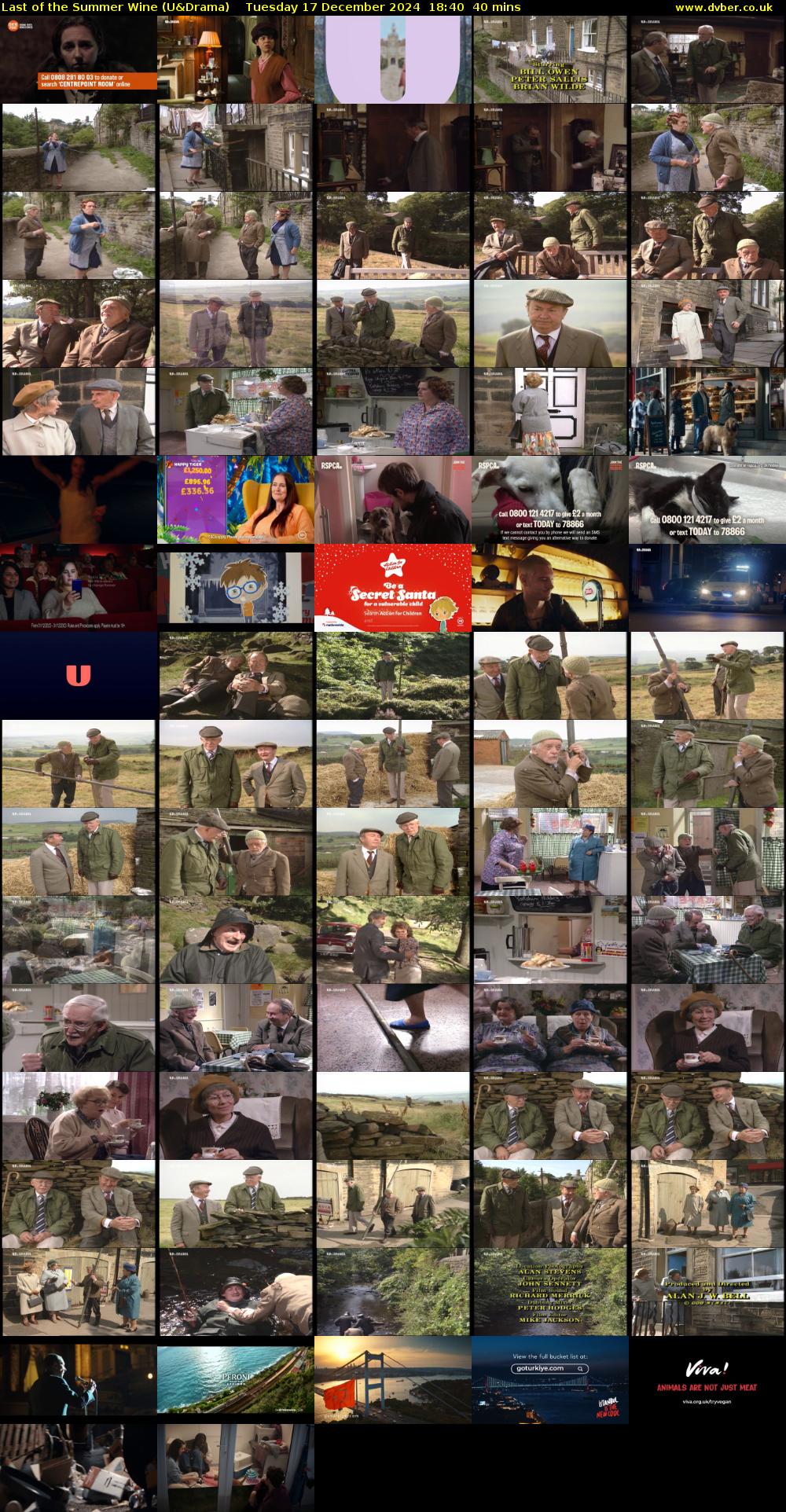 Last of the Summer Wine (U&Drama) Tuesday 17 December 2024 18:40 - 19:20