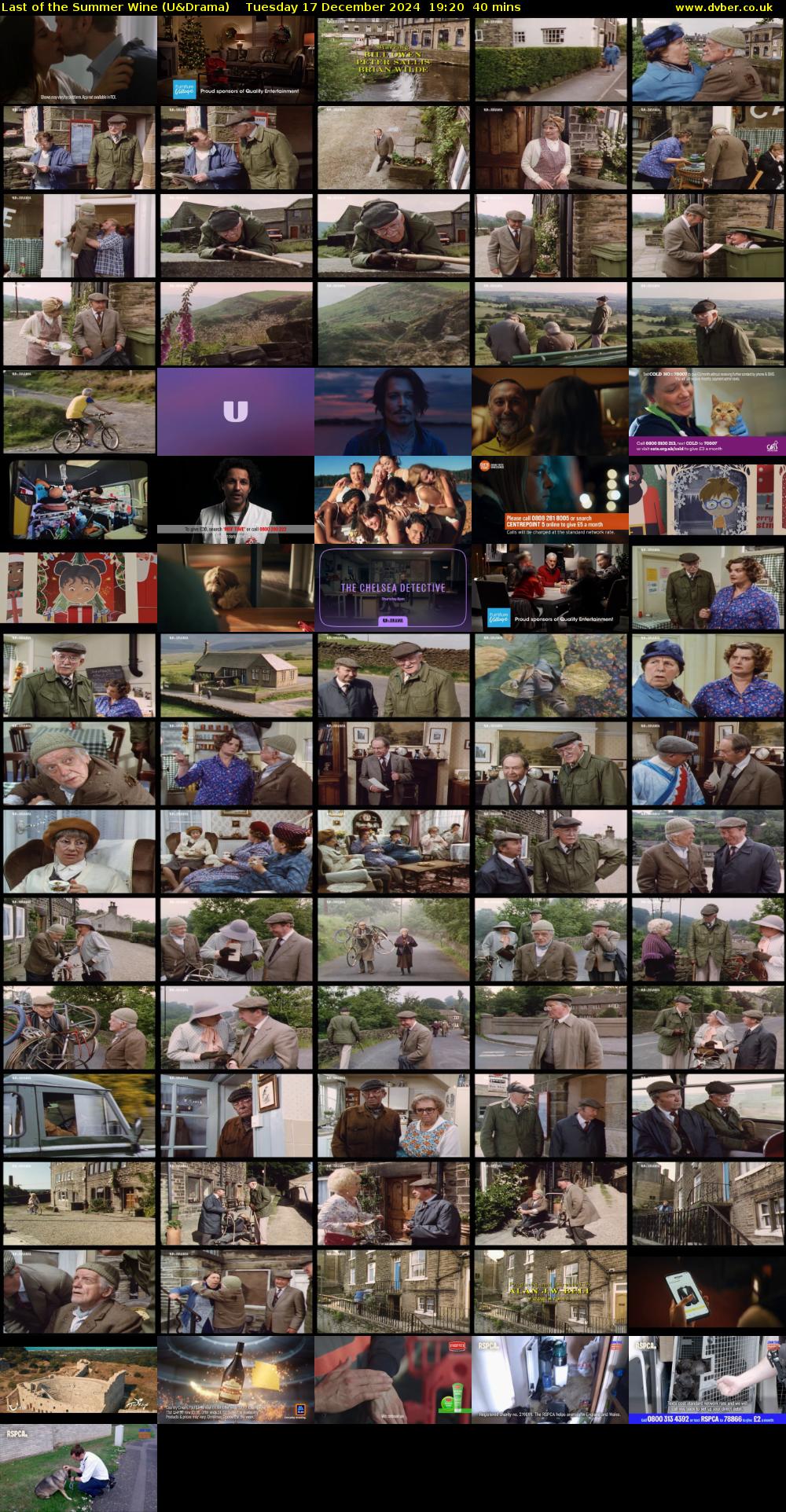 Last of the Summer Wine (U&Drama) Tuesday 17 December 2024 19:20 - 20:00