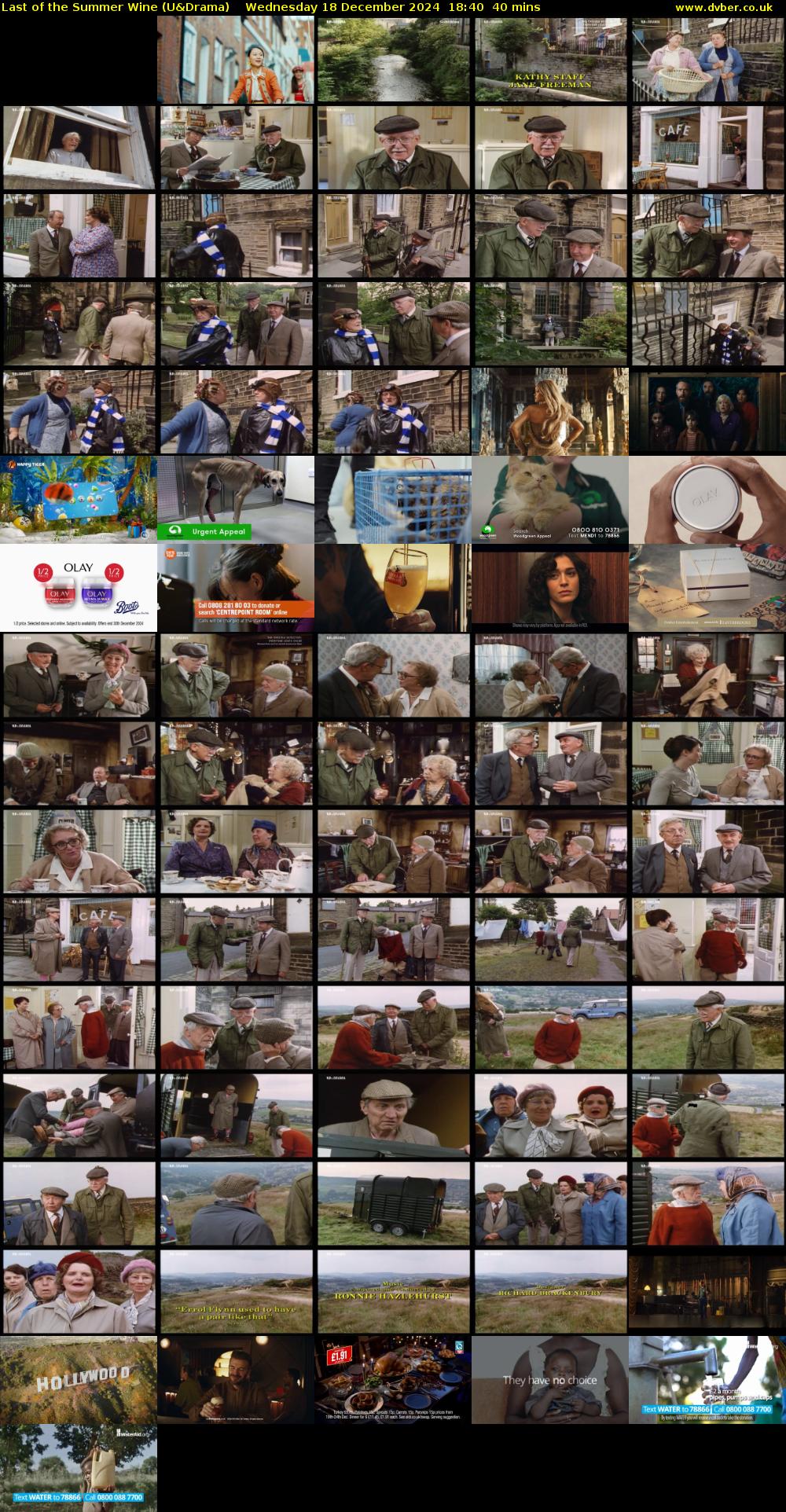 Last of the Summer Wine (U&Drama) Wednesday 18 December 2024 18:40 - 19:20