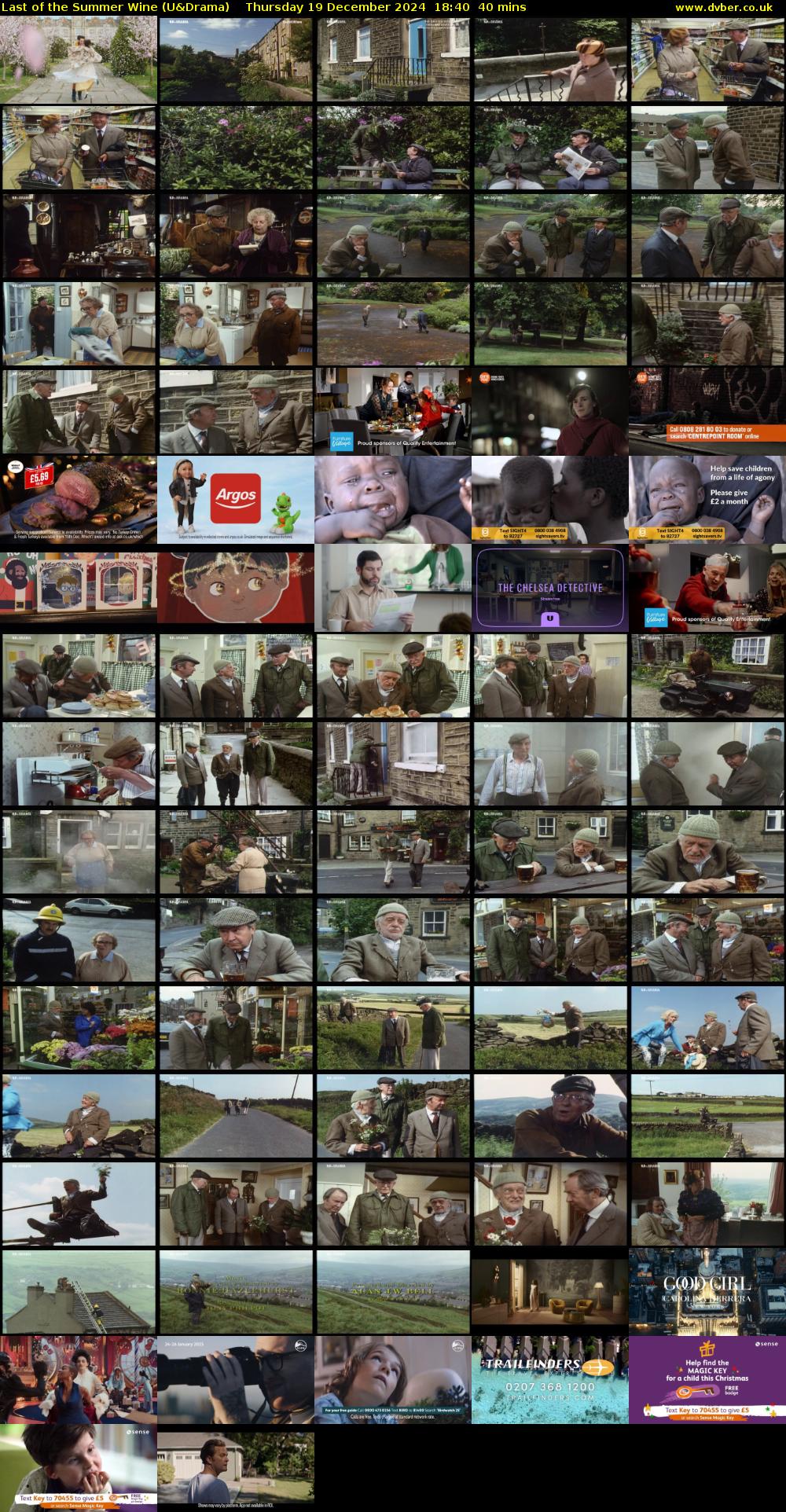 Last of the Summer Wine (U&Drama) Thursday 19 December 2024 18:40 - 19:20