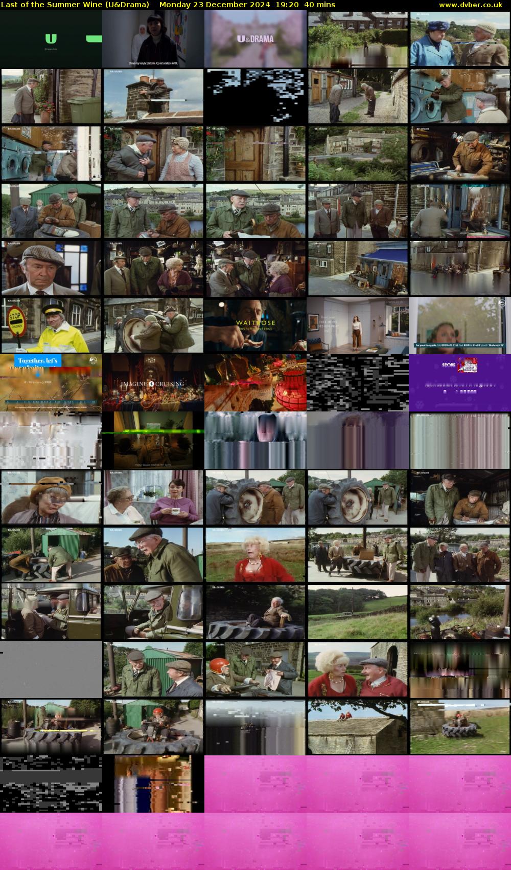 Last of the Summer Wine (U&Drama) Monday 23 December 2024 19:20 - 20:00
