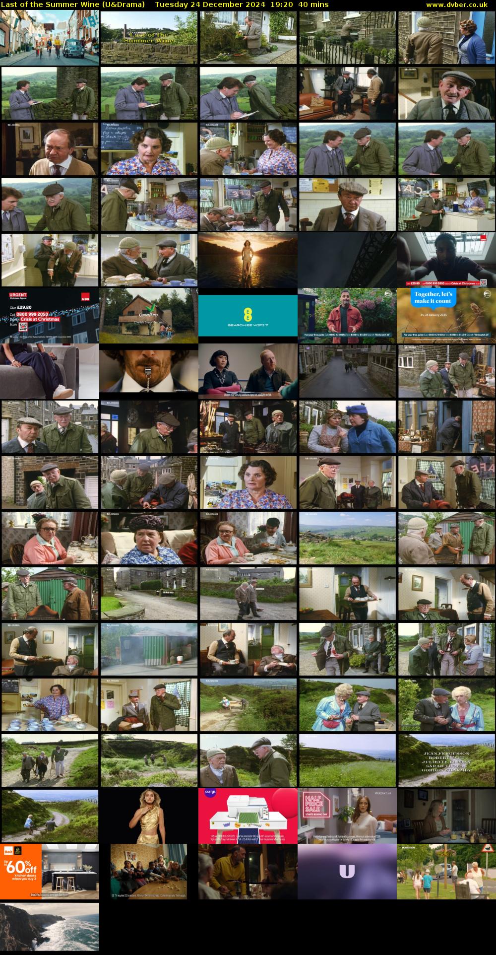 Last of the Summer Wine (U&Drama) Tuesday 24 December 2024 19:20 - 20:00