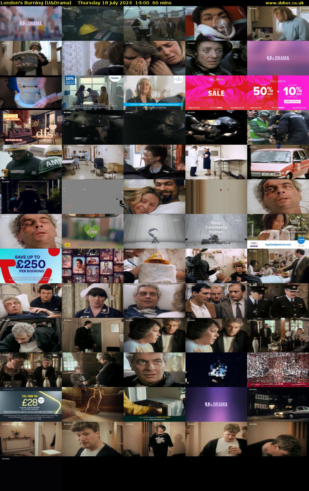 London's Burning (U&Drama) Thursday 18 July 2024 14:00 - 15:00