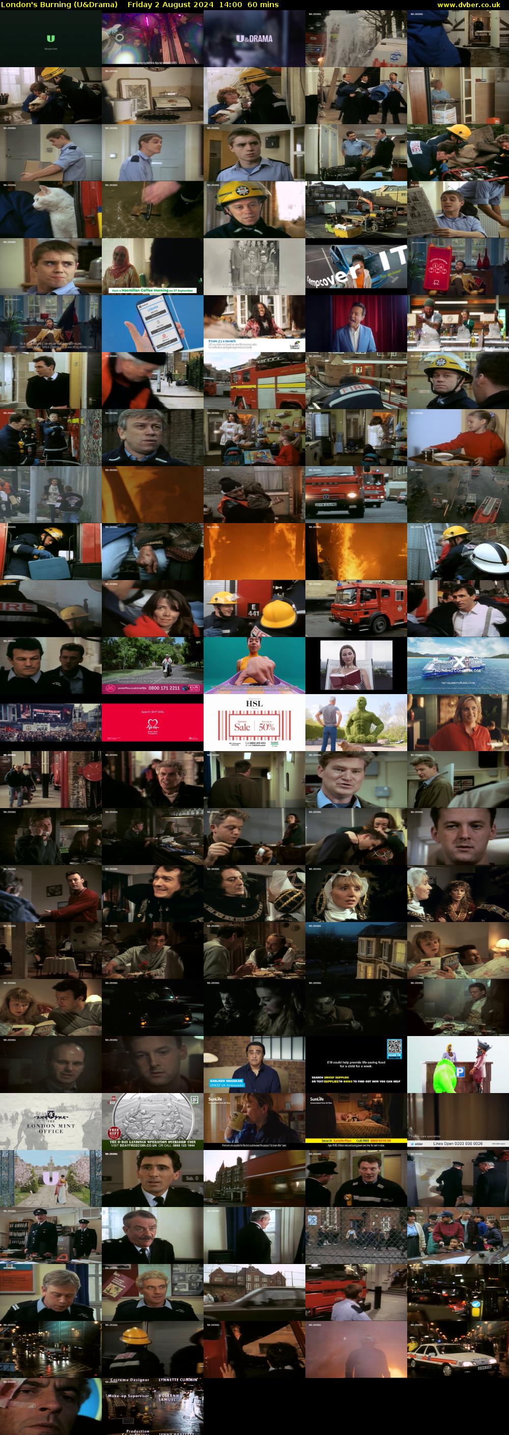 London's Burning (U&Drama) Friday 2 August 2024 14:00 - 15:00