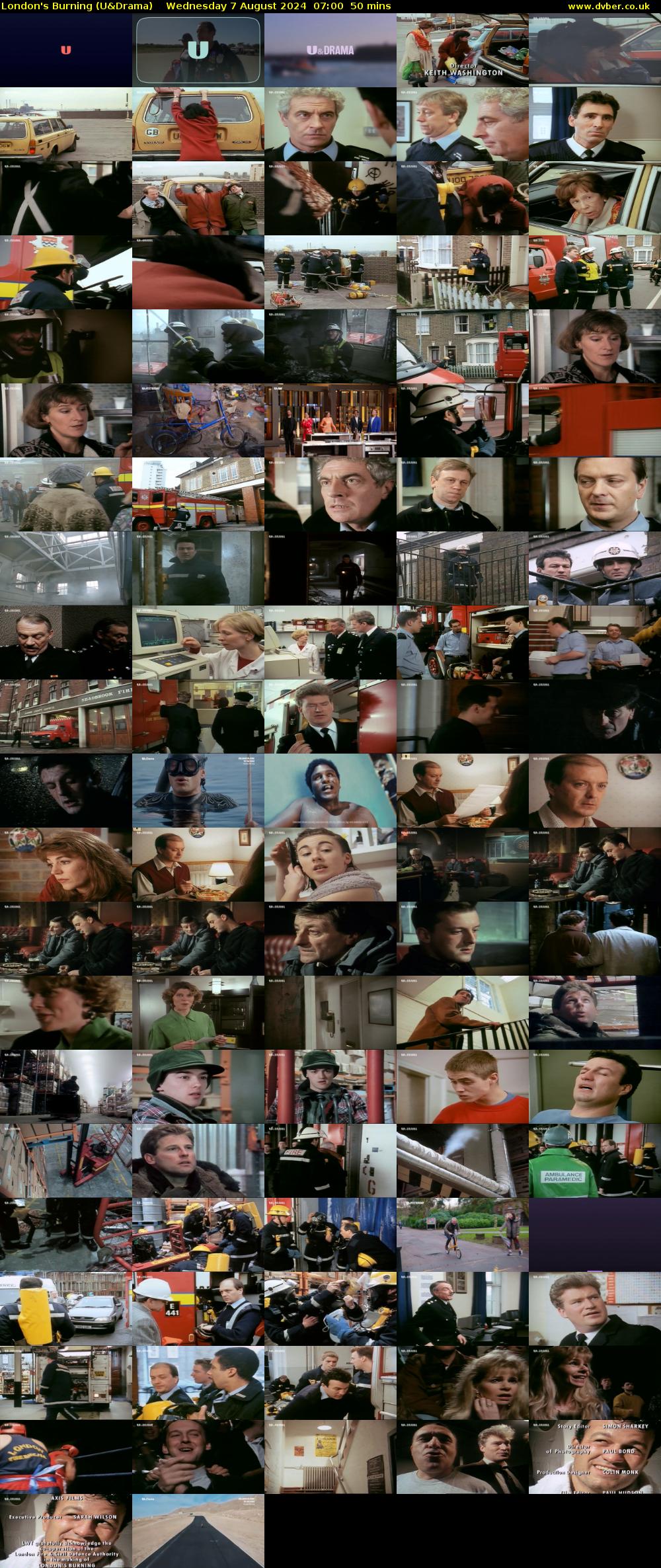 London's Burning (U&Drama) Wednesday 7 August 2024 07:00 - 07:50