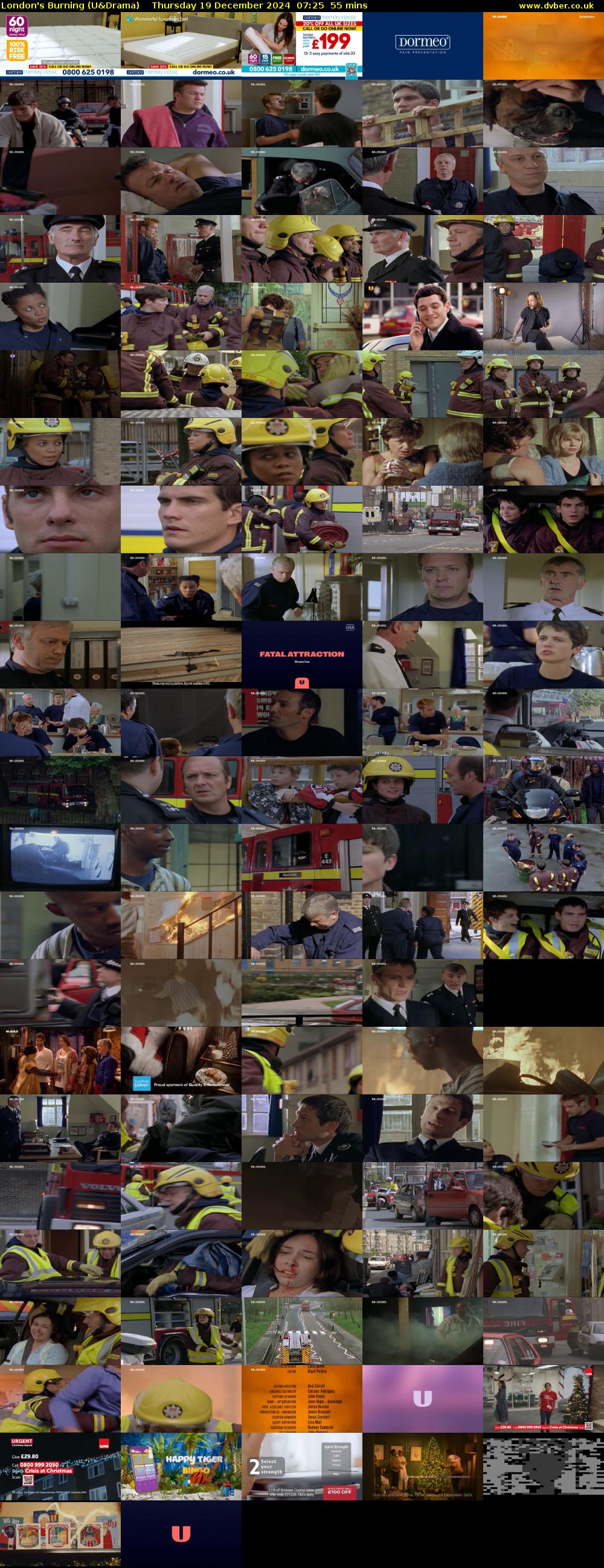 London's Burning (U&Drama) Thursday 19 December 2024 07:25 - 08:20