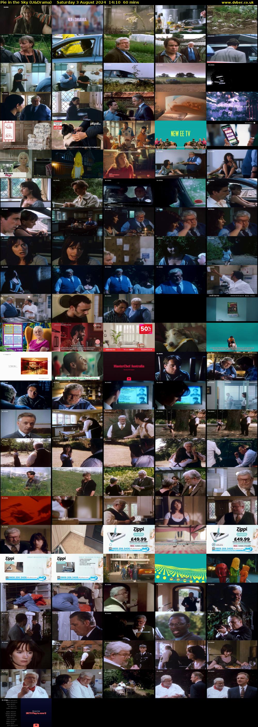 Pie in the Sky (U&Drama) Saturday 3 August 2024 14:10 - 15:10