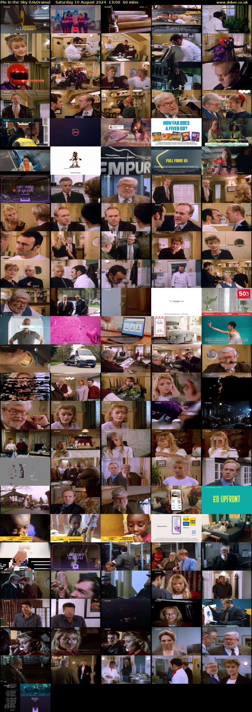 Pie in the Sky (U&Drama) Saturday 10 August 2024 13:00 - 14:00