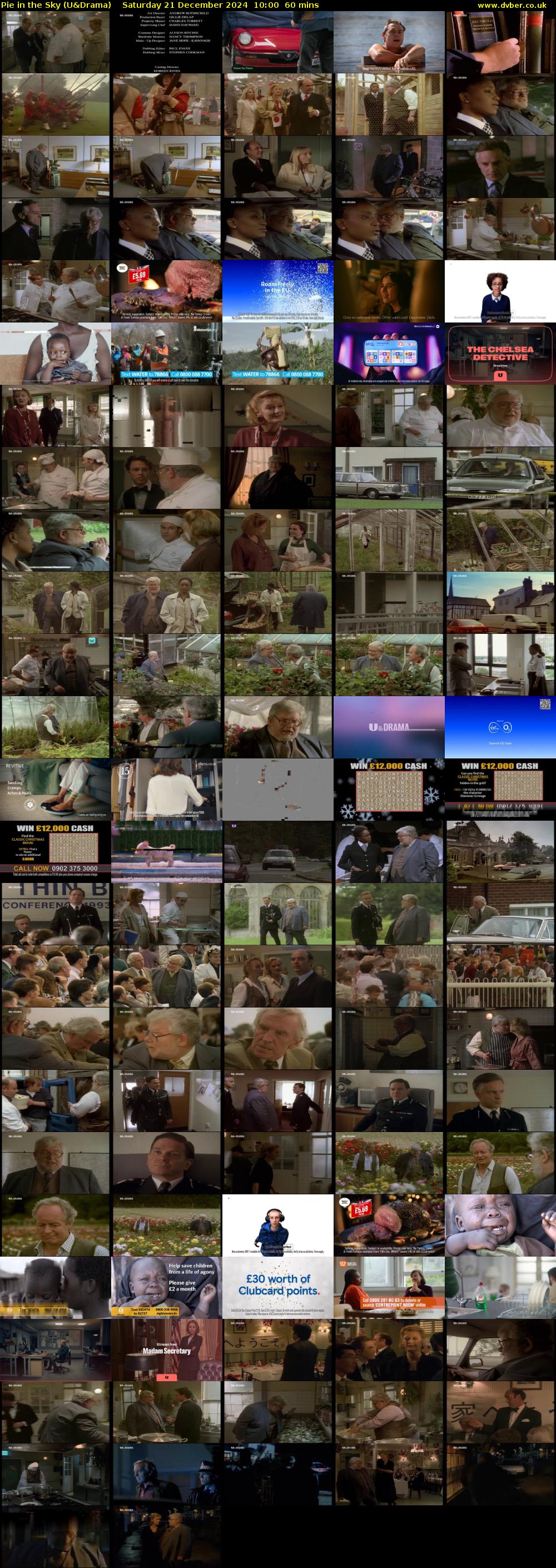 Pie in the Sky (U&Drama) Saturday 21 December 2024 10:00 - 11:00