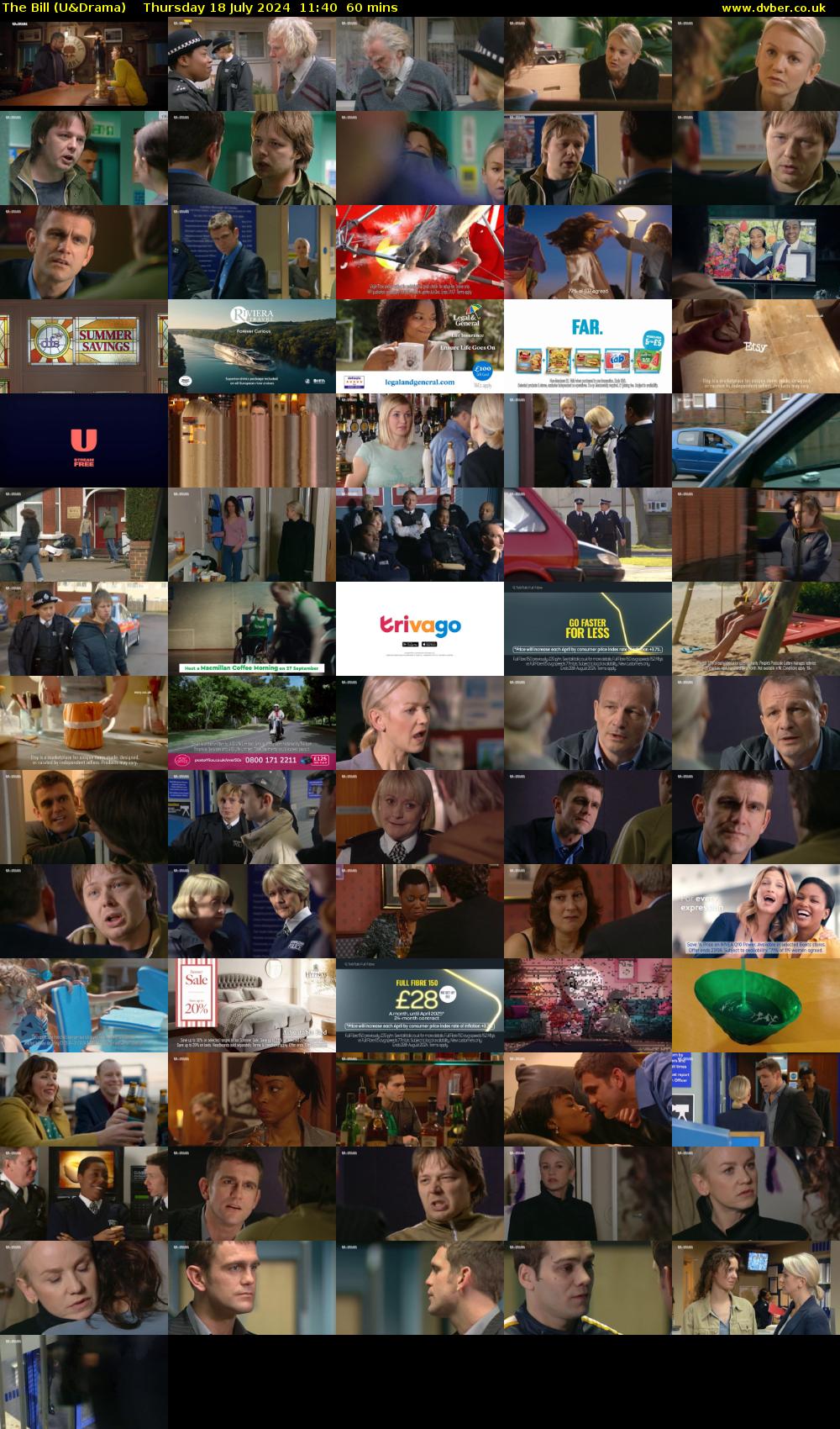 The Bill (U&Drama) Thursday 18 July 2024 11:40 - 12:40