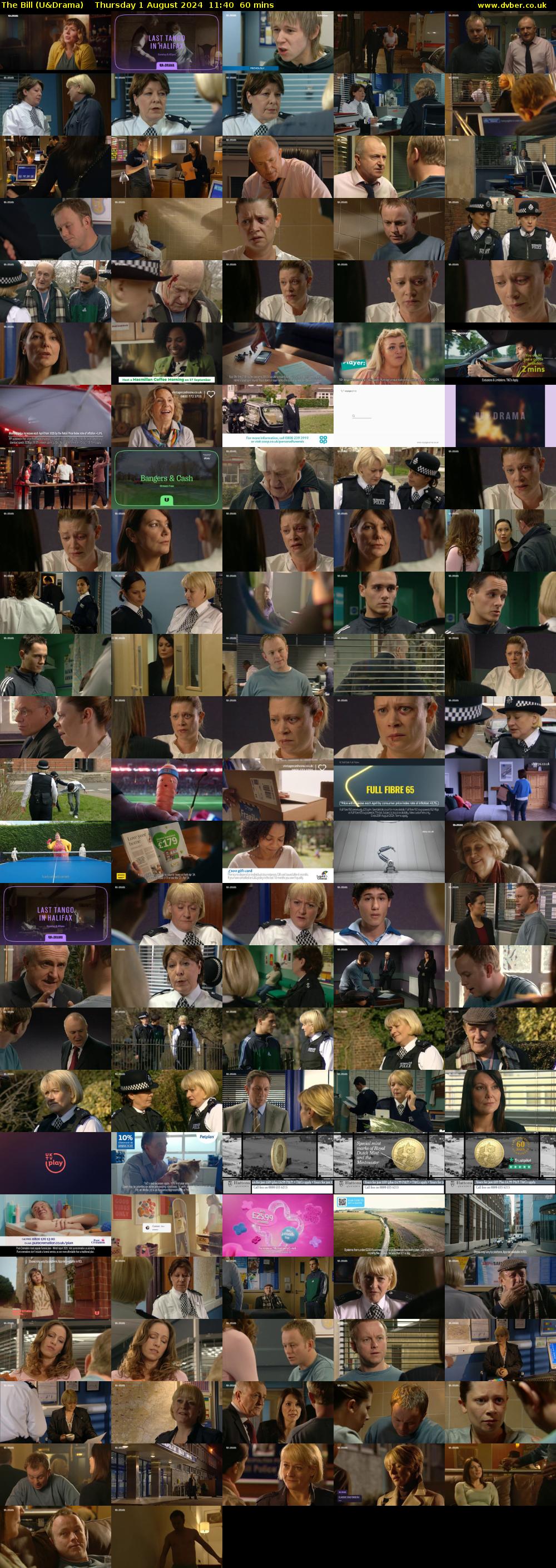 The Bill (U&Drama) Thursday 1 August 2024 11:40 - 12:40
