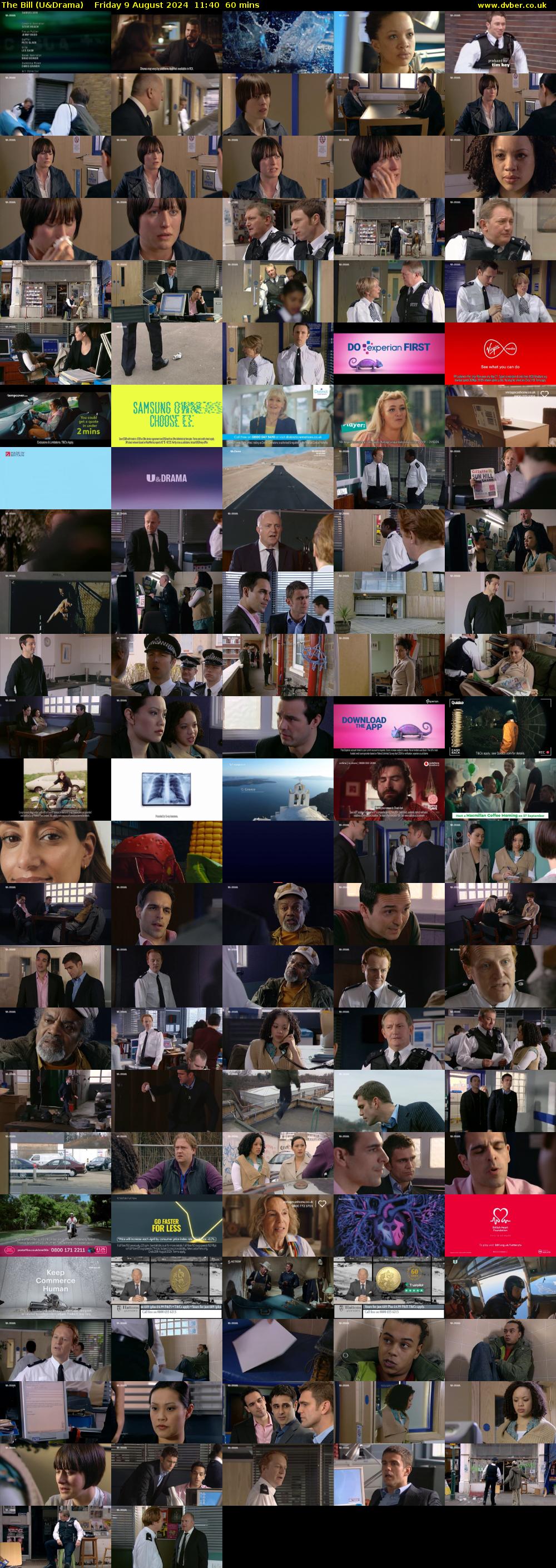 The Bill (U&Drama) Friday 9 August 2024 11:40 - 12:40