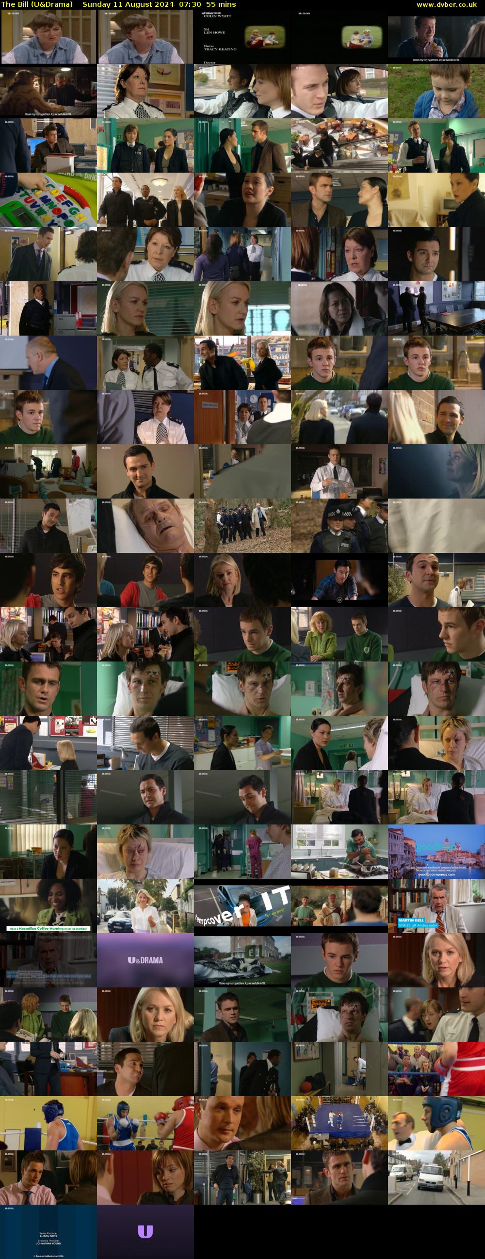 The Bill (U&Drama) Sunday 11 August 2024 07:30 - 08:25