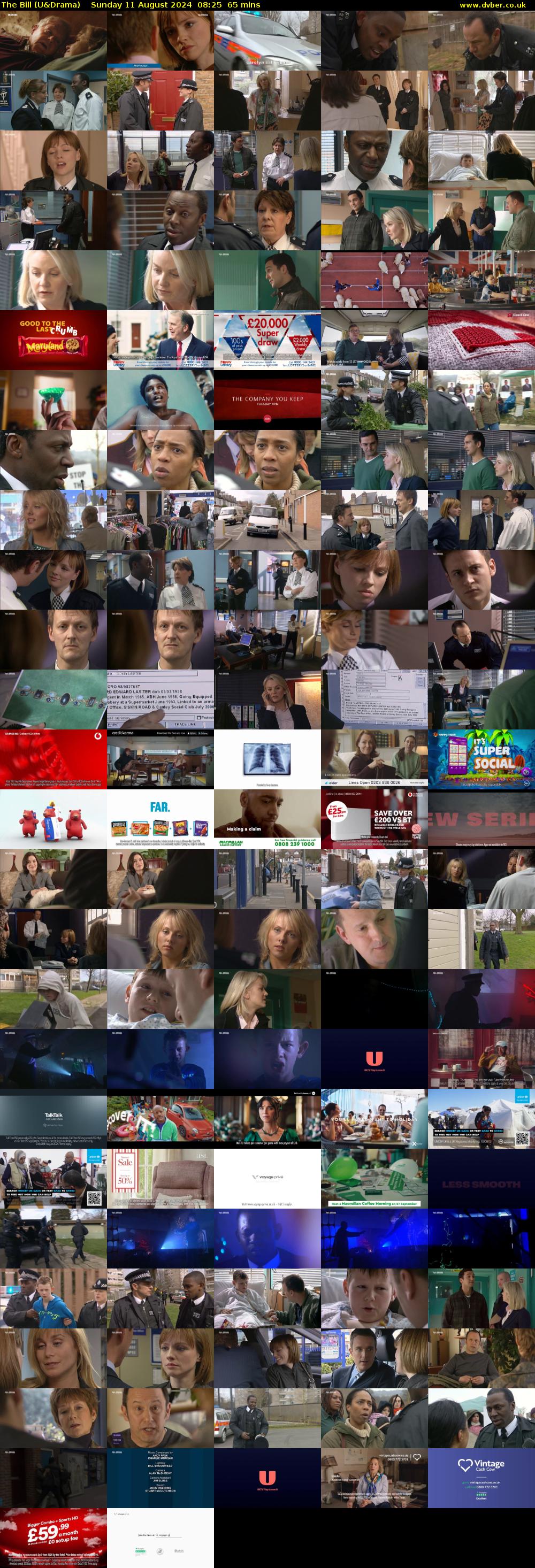 The Bill (U&Drama) Sunday 11 August 2024 08:25 - 09:30