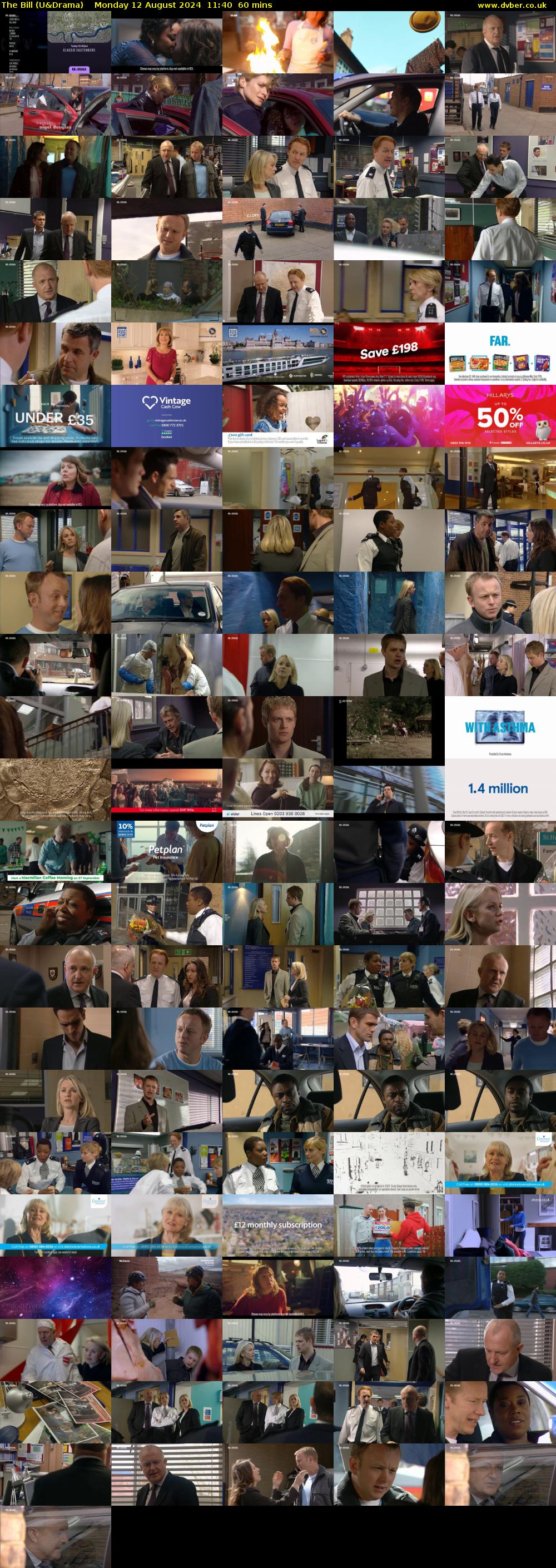 The Bill (U&Drama) Monday 12 August 2024 11:40 - 12:40