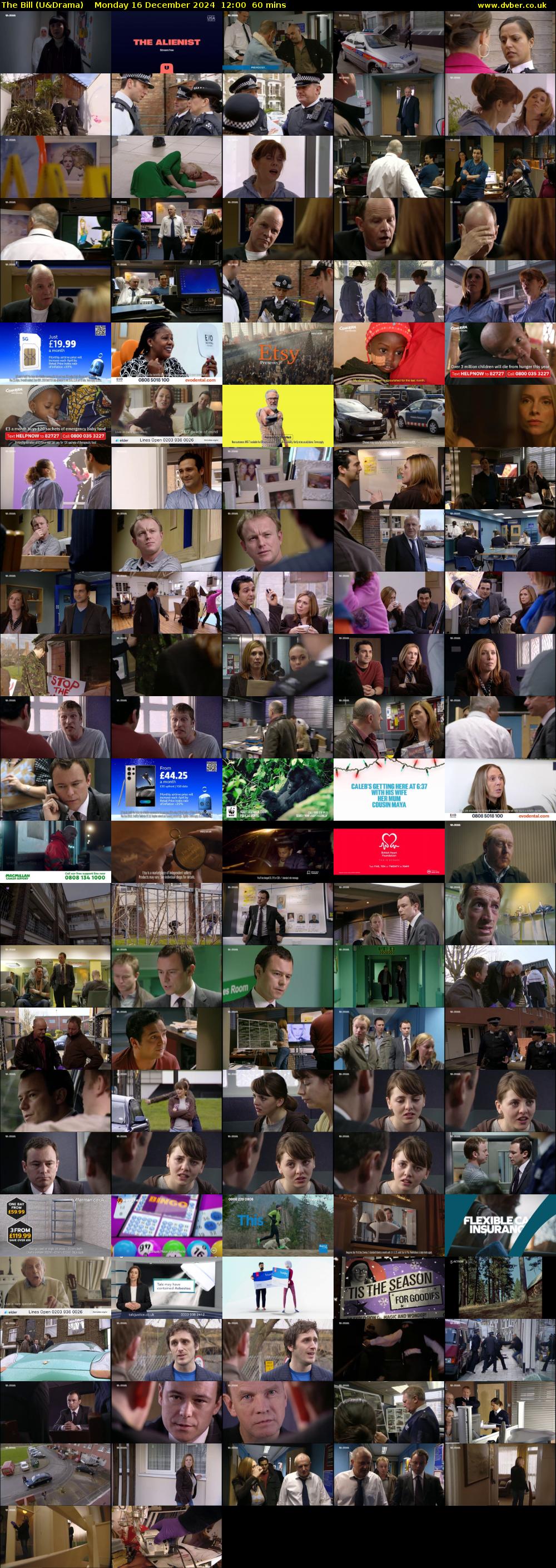 The Bill (U&Drama) Monday 16 December 2024 12:00 - 13:00