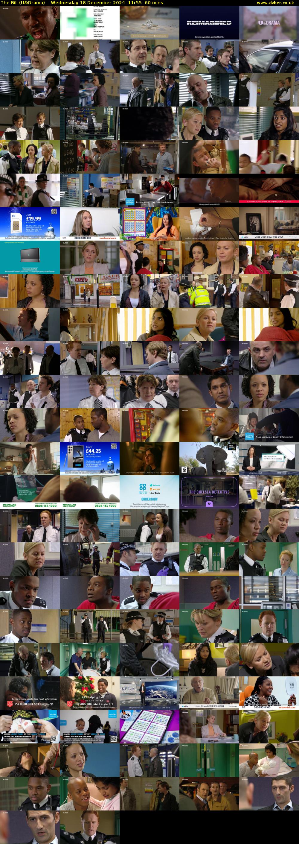 The Bill (U&Drama) Wednesday 18 December 2024 11:55 - 12:55