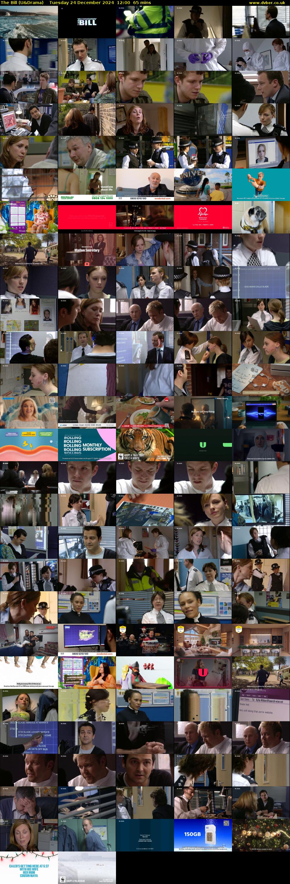 The Bill (U&Drama) Tuesday 24 December 2024 12:00 - 13:05