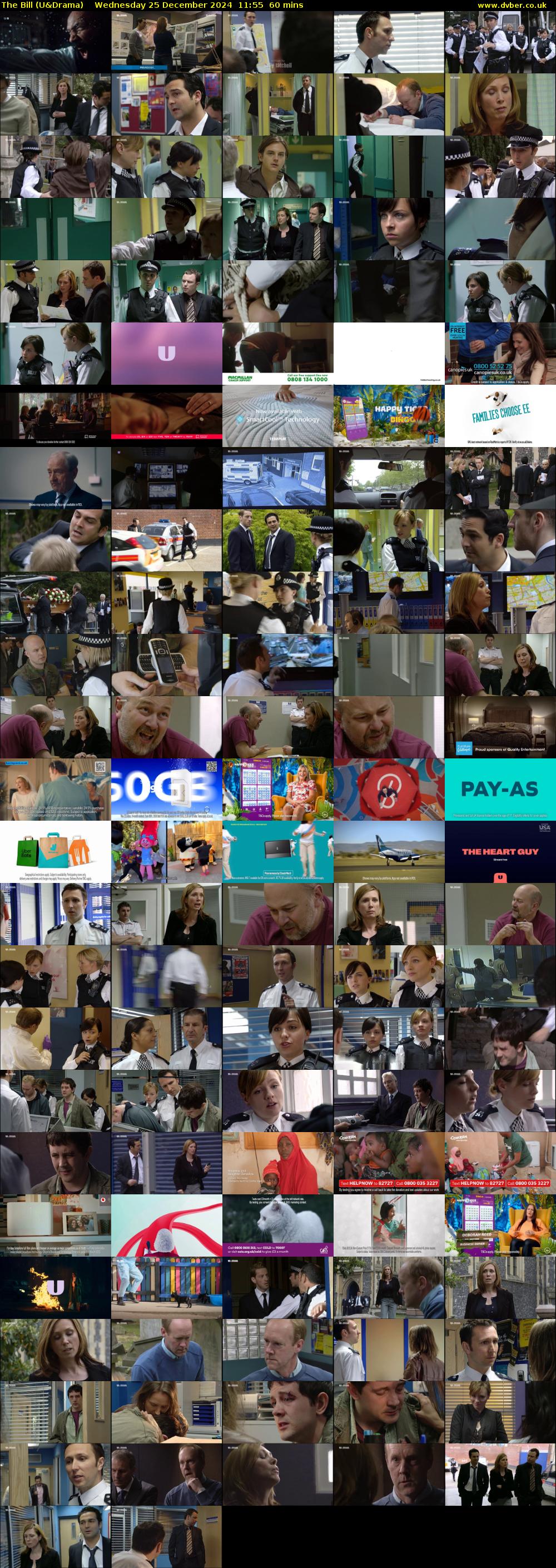 The Bill (U&Drama) Wednesday 25 December 2024 11:55 - 12:55
