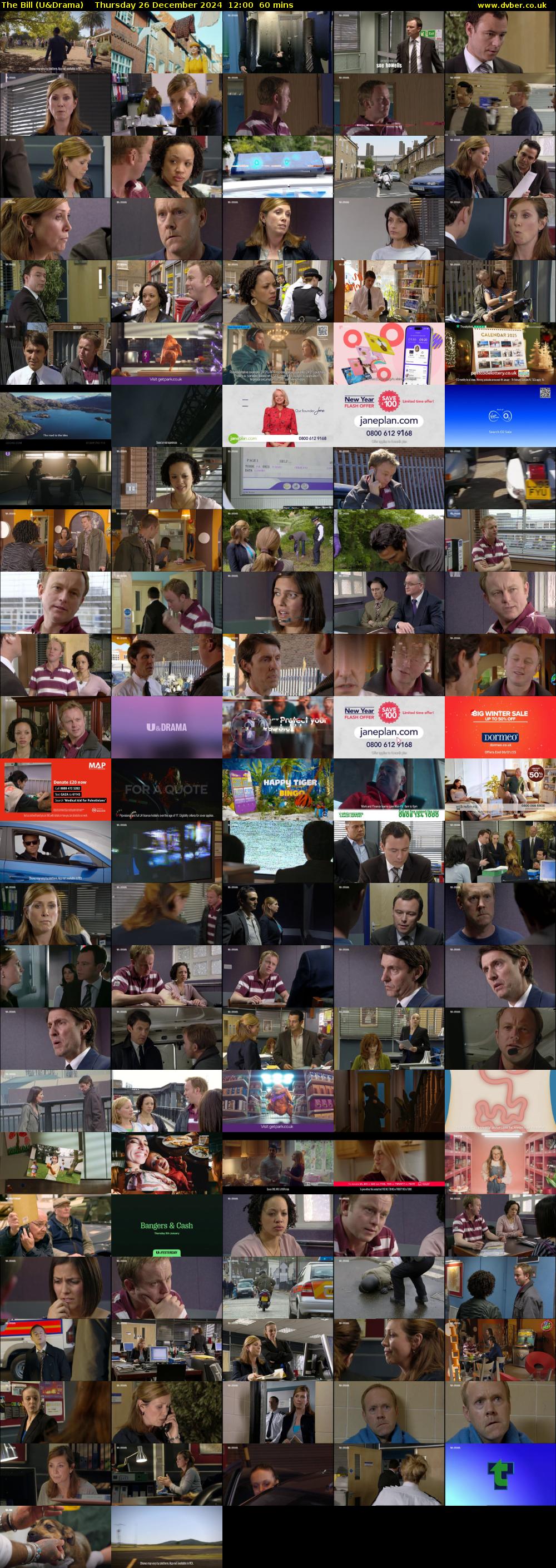 The Bill (U&Drama) Thursday 26 December 2024 12:00 - 13:00