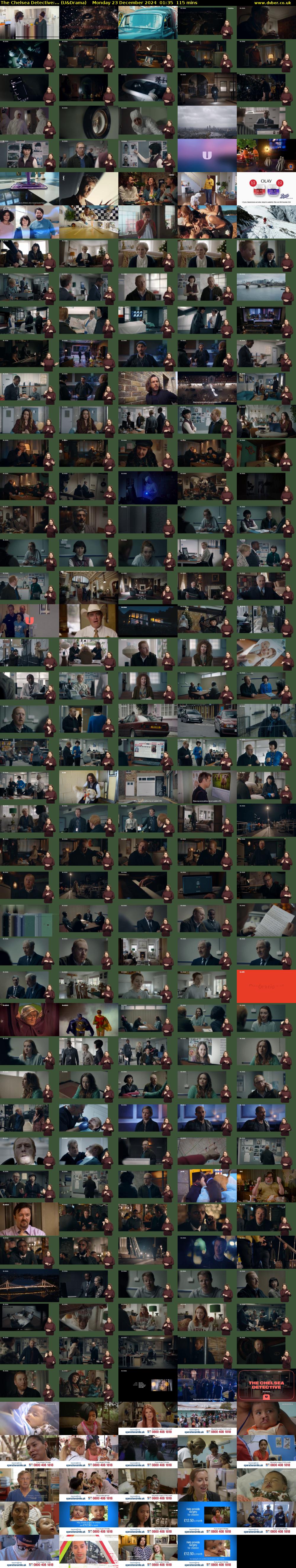 The Chelsea Detective:... (U&Drama) Monday 23 December 2024 01:35 - 03:30