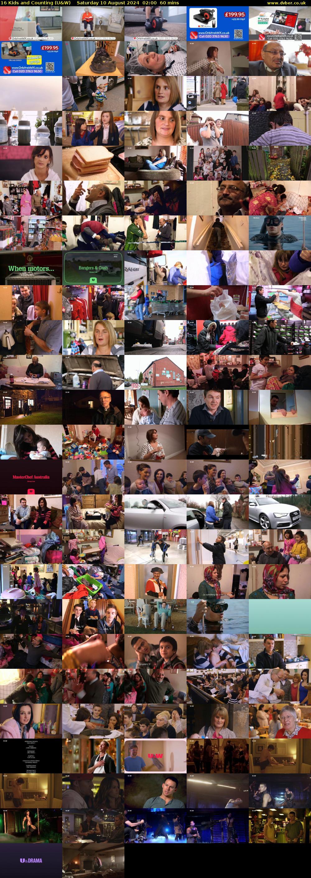 16 Kids and Counting (U&W) Saturday 10 August 2024 02:00 - 03:00
