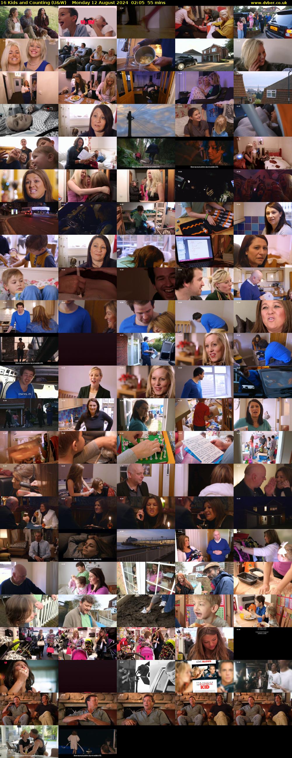 16 Kids and Counting (U&W) Monday 12 August 2024 02:05 - 03:00