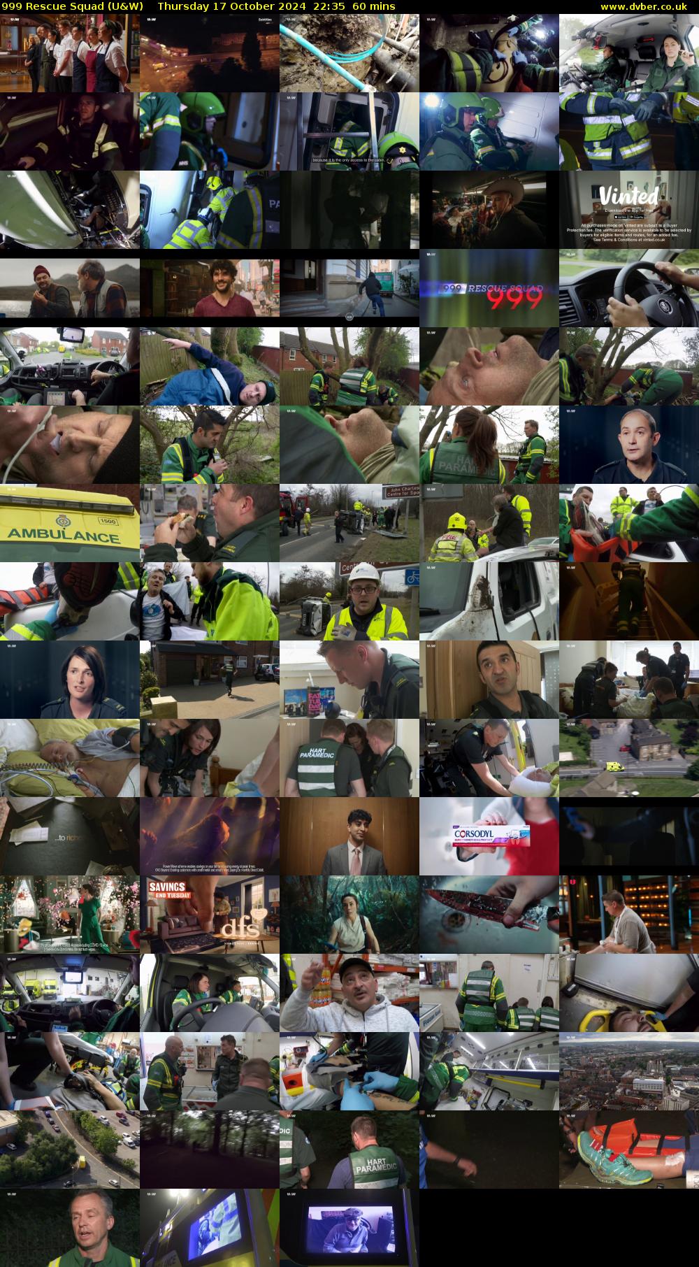 999 Rescue Squad (U&W) Thursday 17 October 2024 22:35 - 23:35