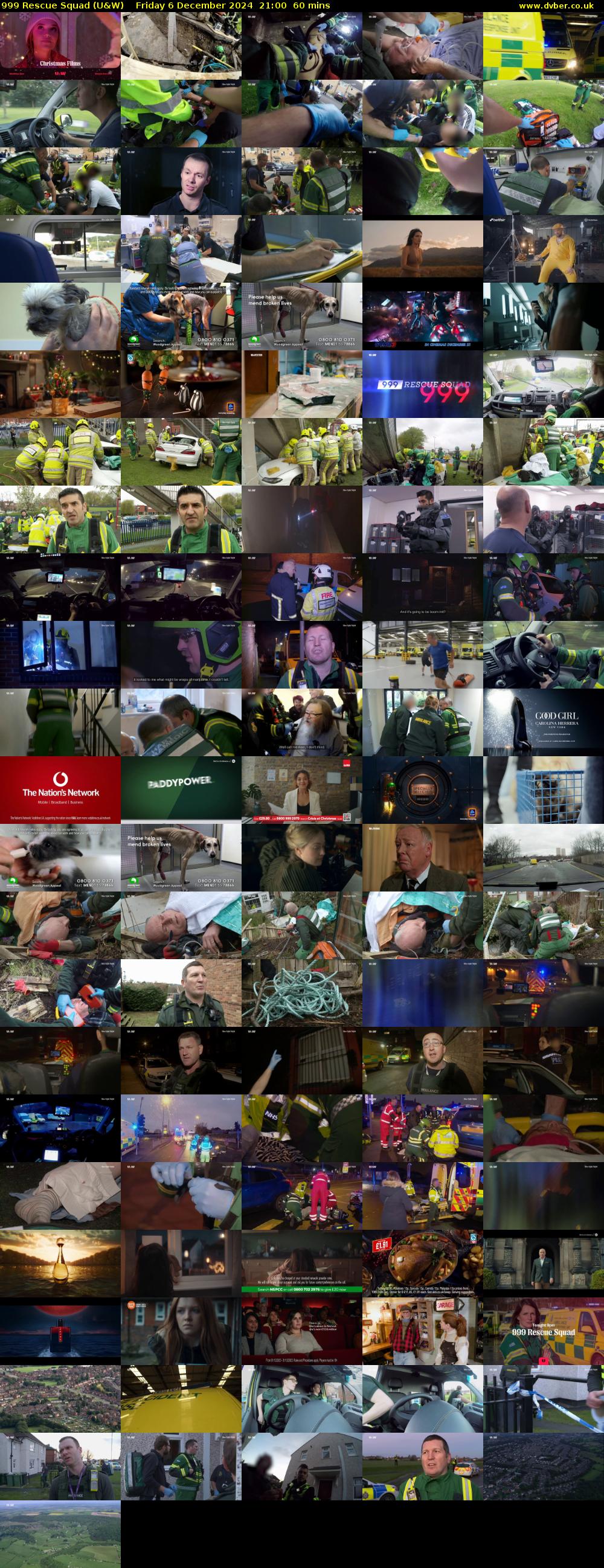 999 Rescue Squad (U&W) Friday 6 December 2024 21:00 - 22:00