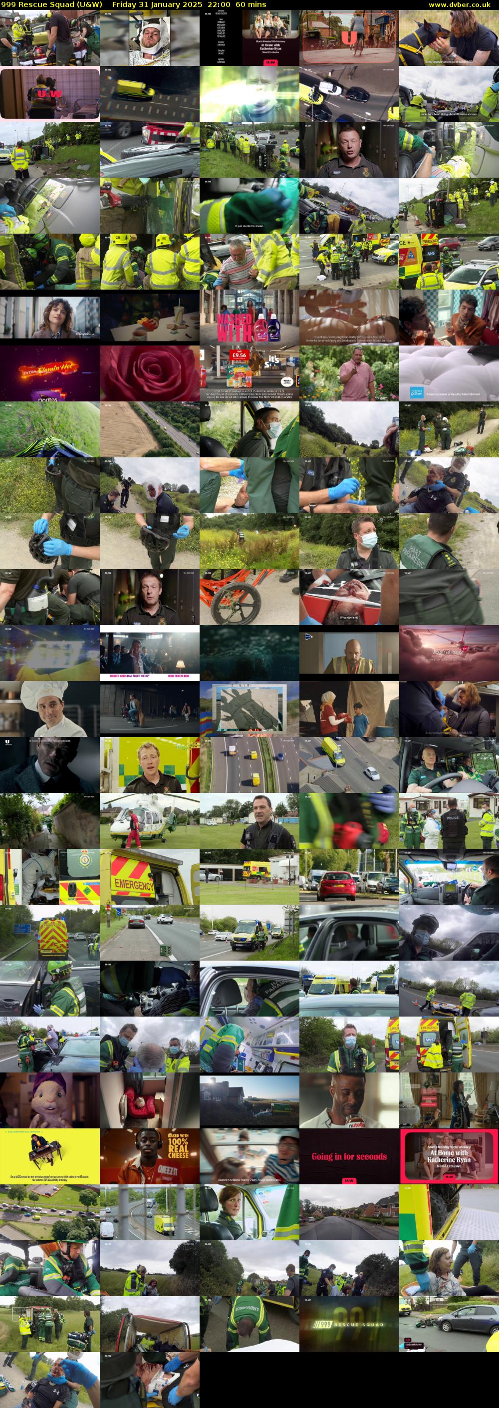 999 Rescue Squad (U&W) Friday 31 January 2025 22:00 - 23:00