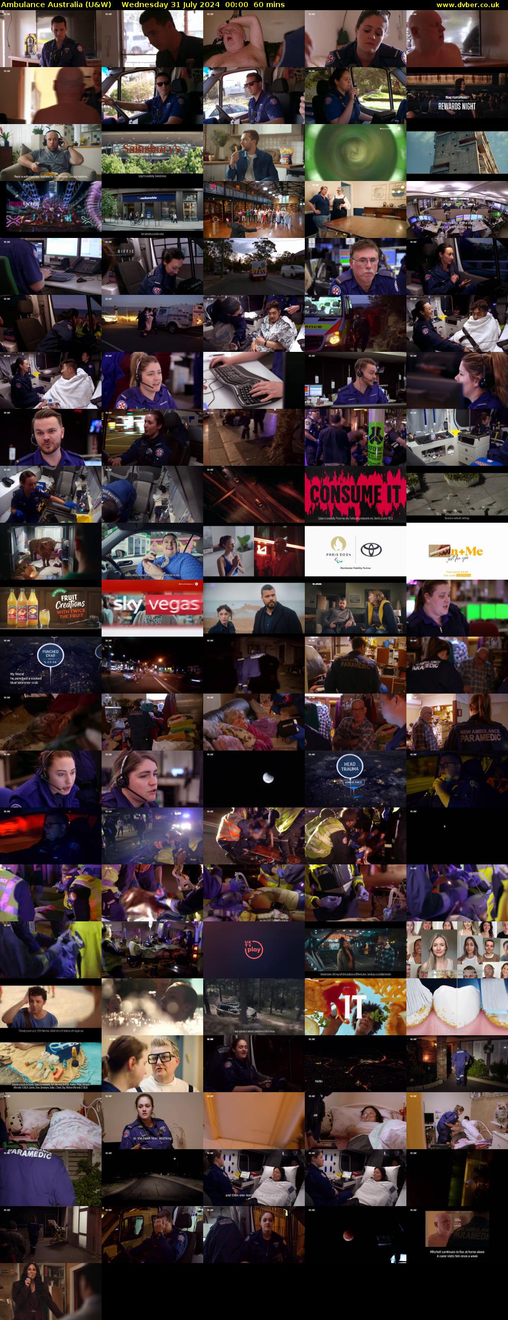 Ambulance Australia (U&W) Wednesday 31 July 2024 00:00 - 01:00