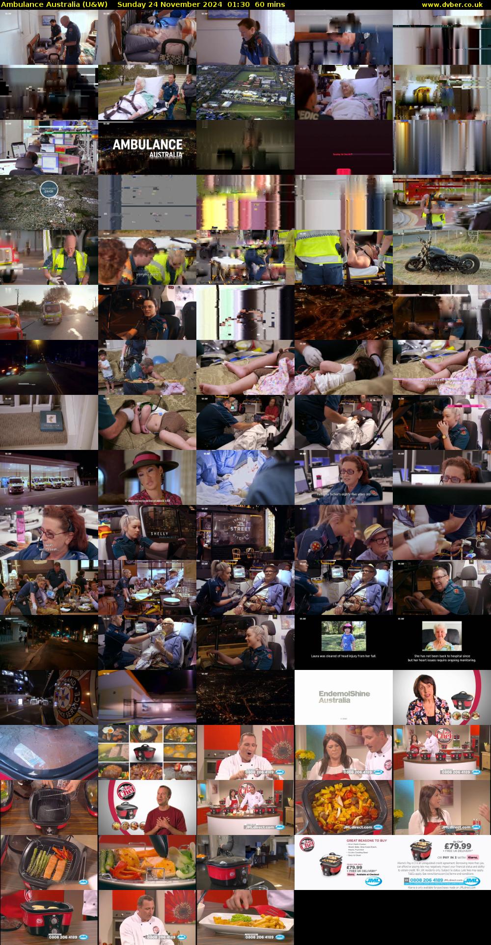 Ambulance Australia (U&W) Sunday 24 November 2024 01:30 - 02:30