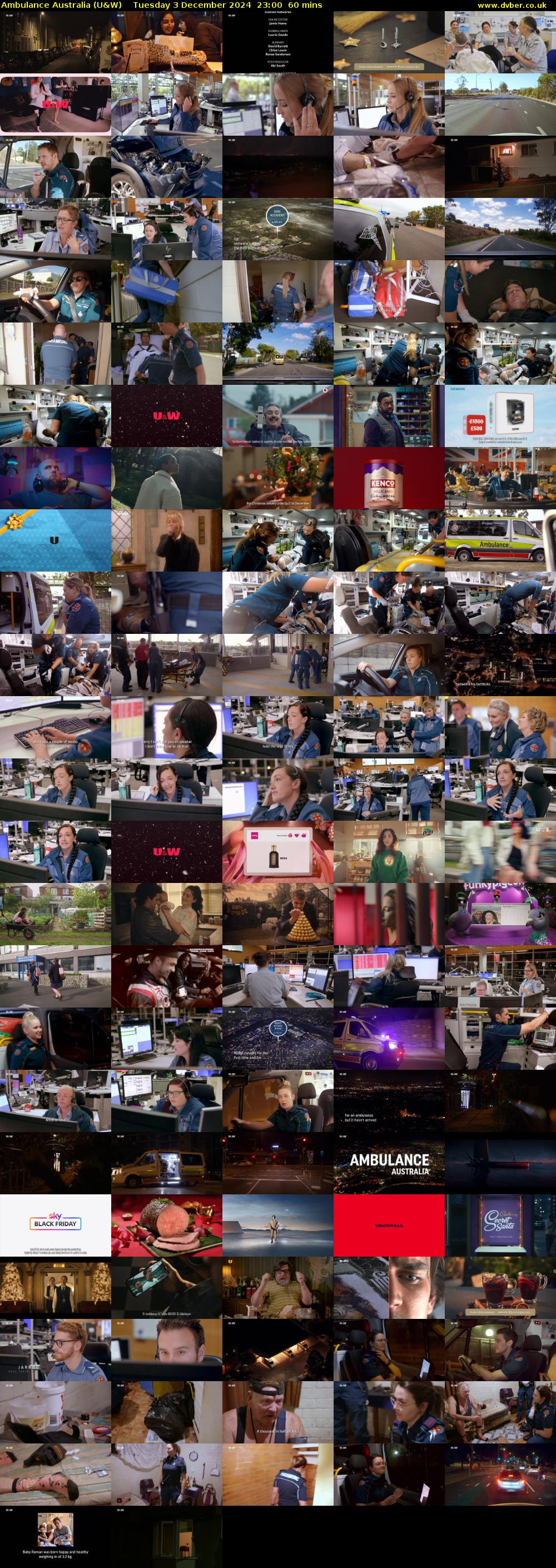 Ambulance Australia (U&W) Tuesday 3 December 2024 23:00 - 00:00