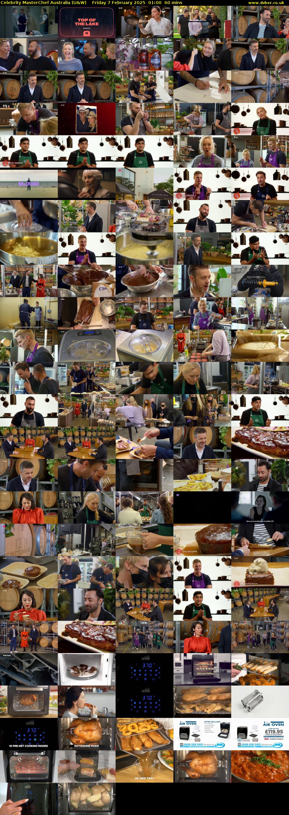 Celebrity MasterChef Australia (U&W) Friday 7 February 2025 01:00 - 02:00
