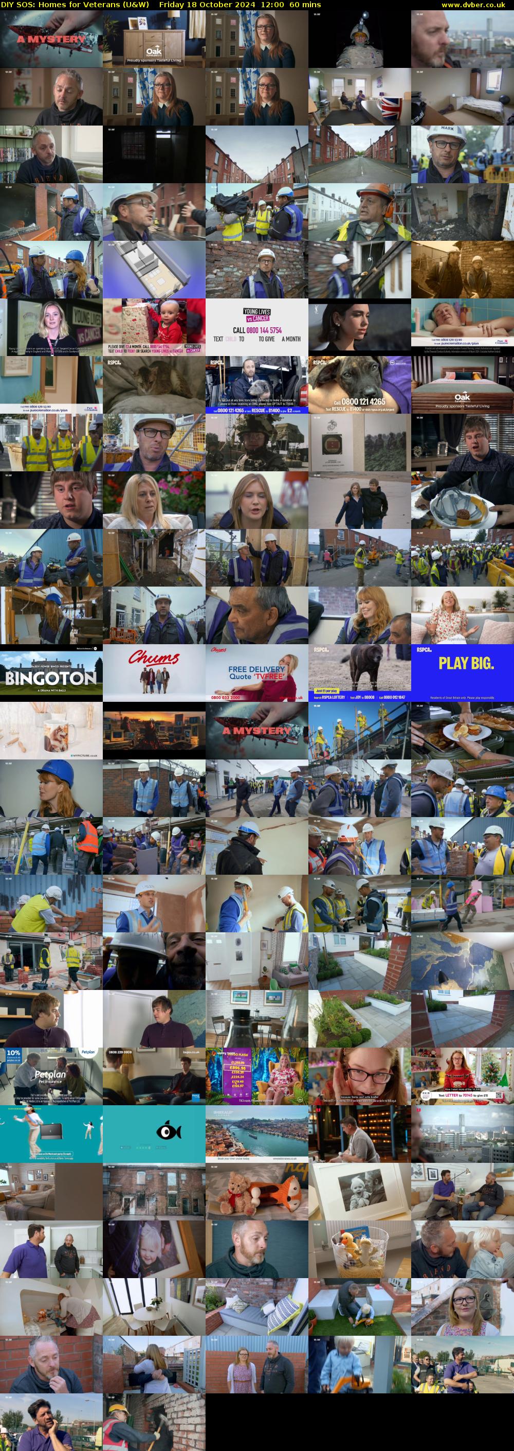 DIY SOS: Homes for Veterans (U&W) Friday 18 October 2024 12:00 - 13:00