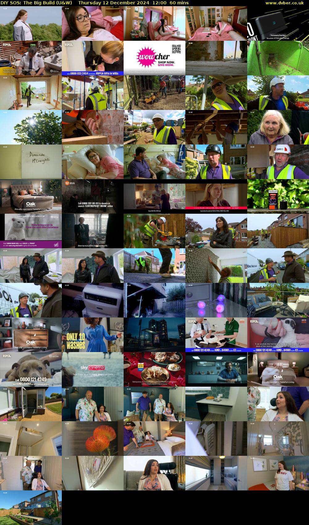 DIY SOS: The Big Build (U&W) Thursday 12 December 2024 12:00 - 13:00