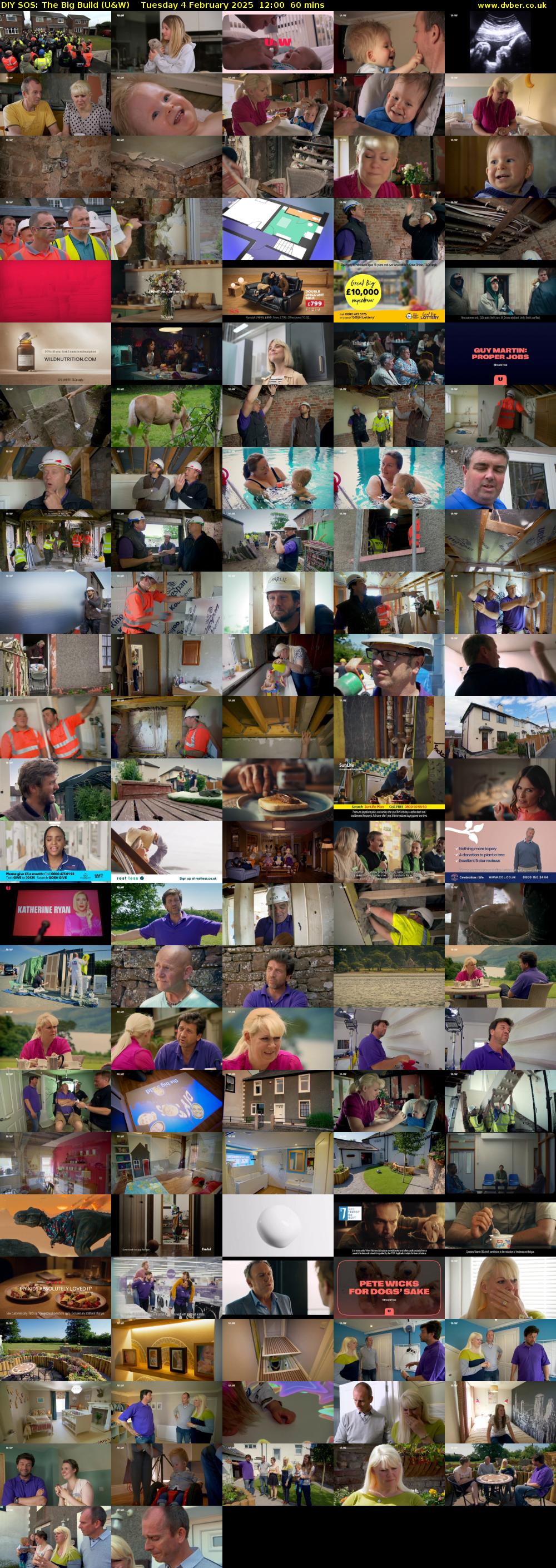 DIY SOS: The Big Build (U&W) Tuesday 4 February 2025 12:00 - 13:00