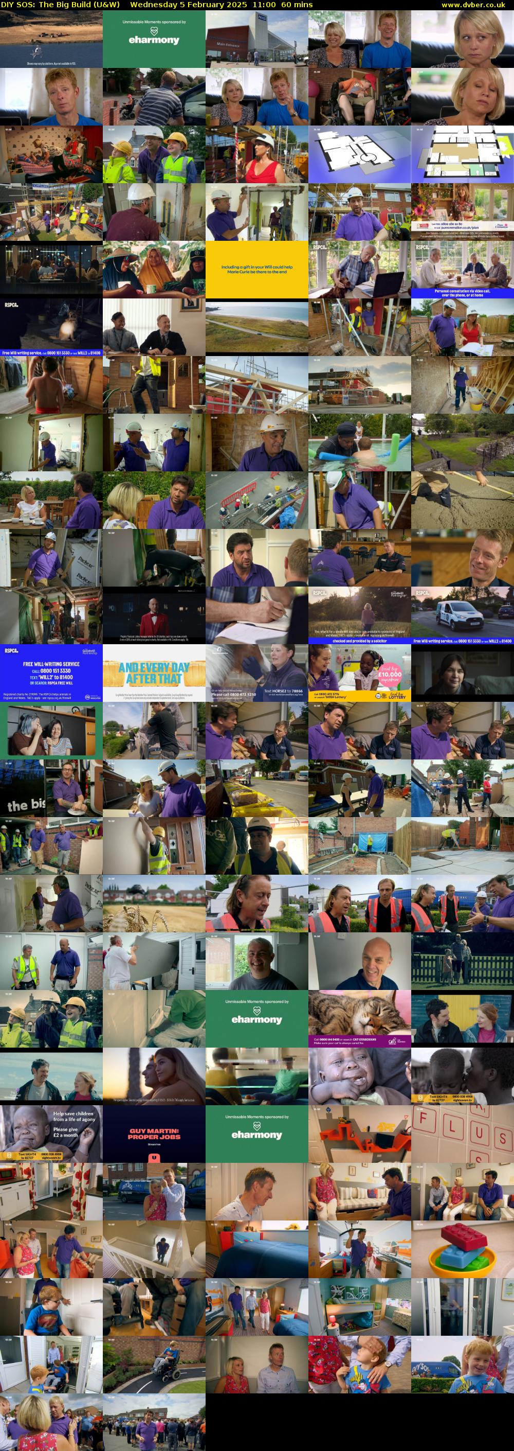 DIY SOS: The Big Build (U&W) Wednesday 5 February 2025 11:00 - 12:00