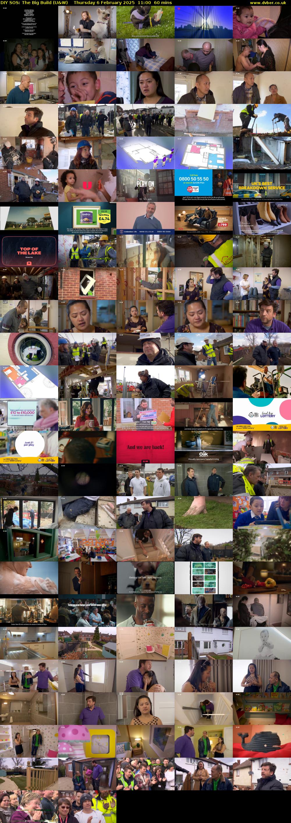 DIY SOS: The Big Build (U&W) Thursday 6 February 2025 11:00 - 12:00