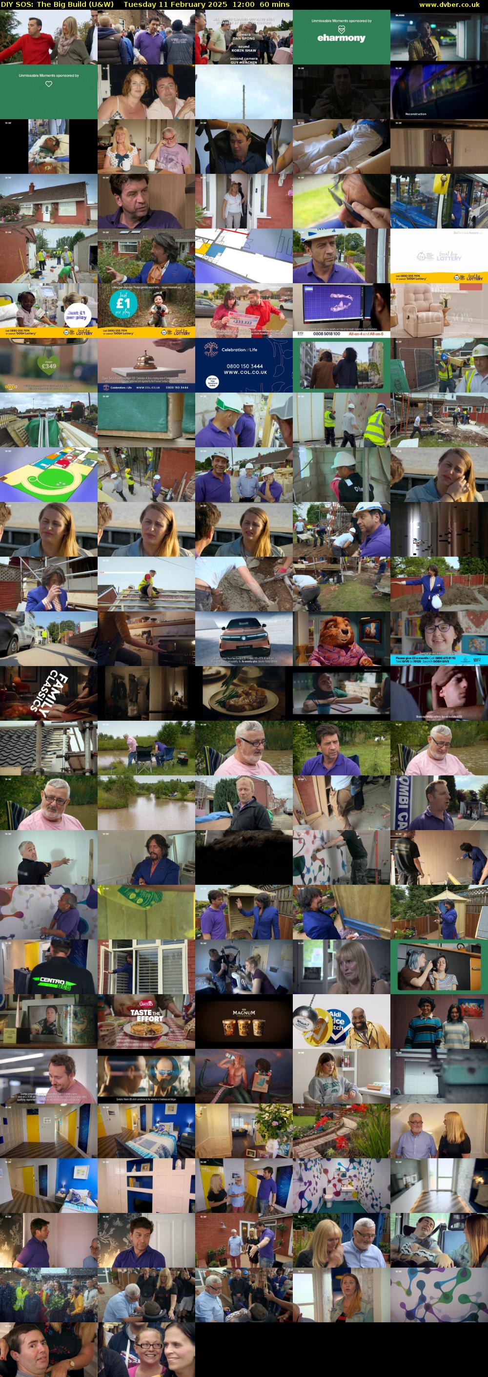 DIY SOS: The Big Build (U&W) Tuesday 11 February 2025 12:00 - 13:00